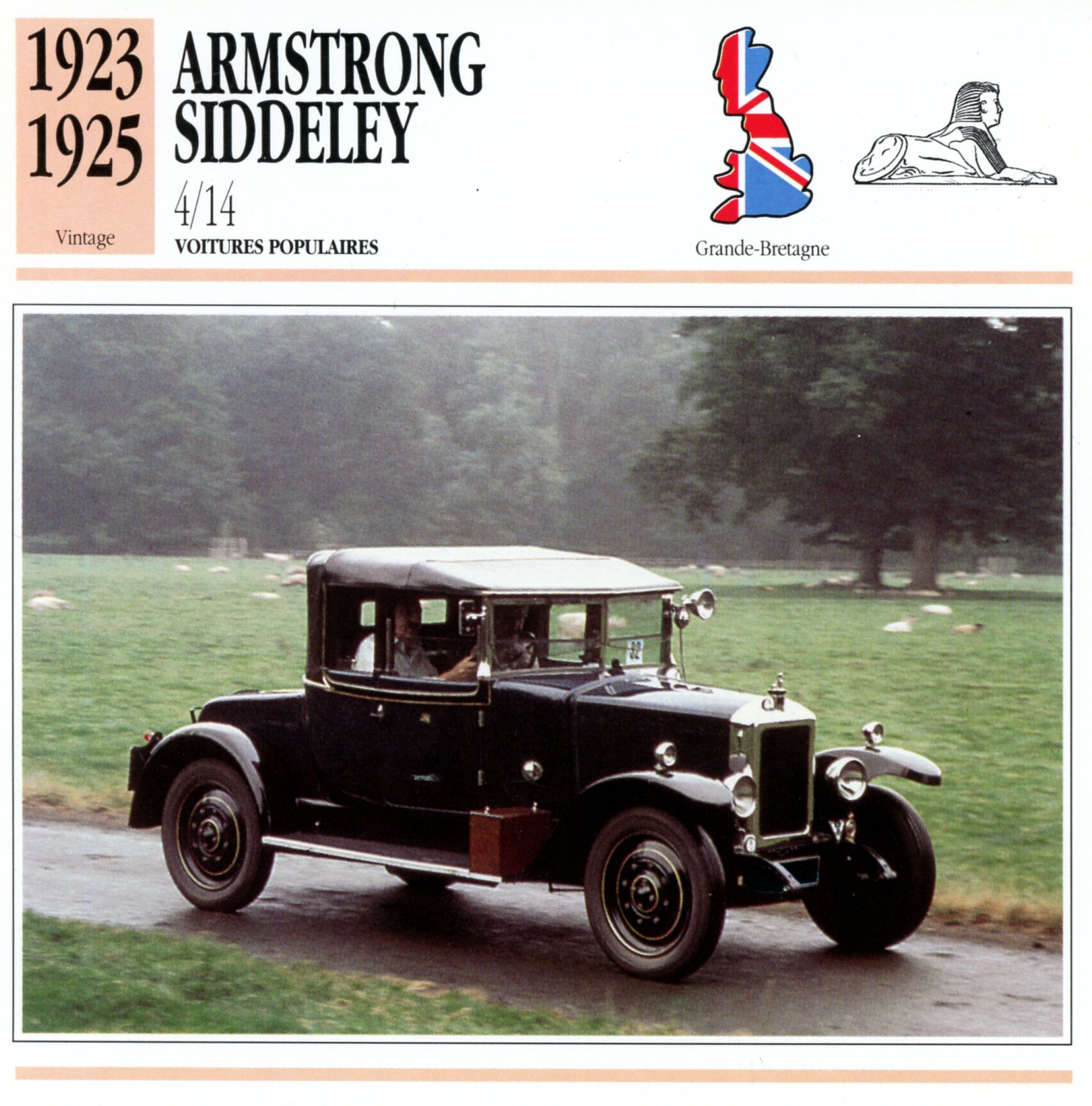 FICHE-AUTO-ARMSTRONG-SIDDELEY-LEMASTERBROCKERS-CARS-CARD