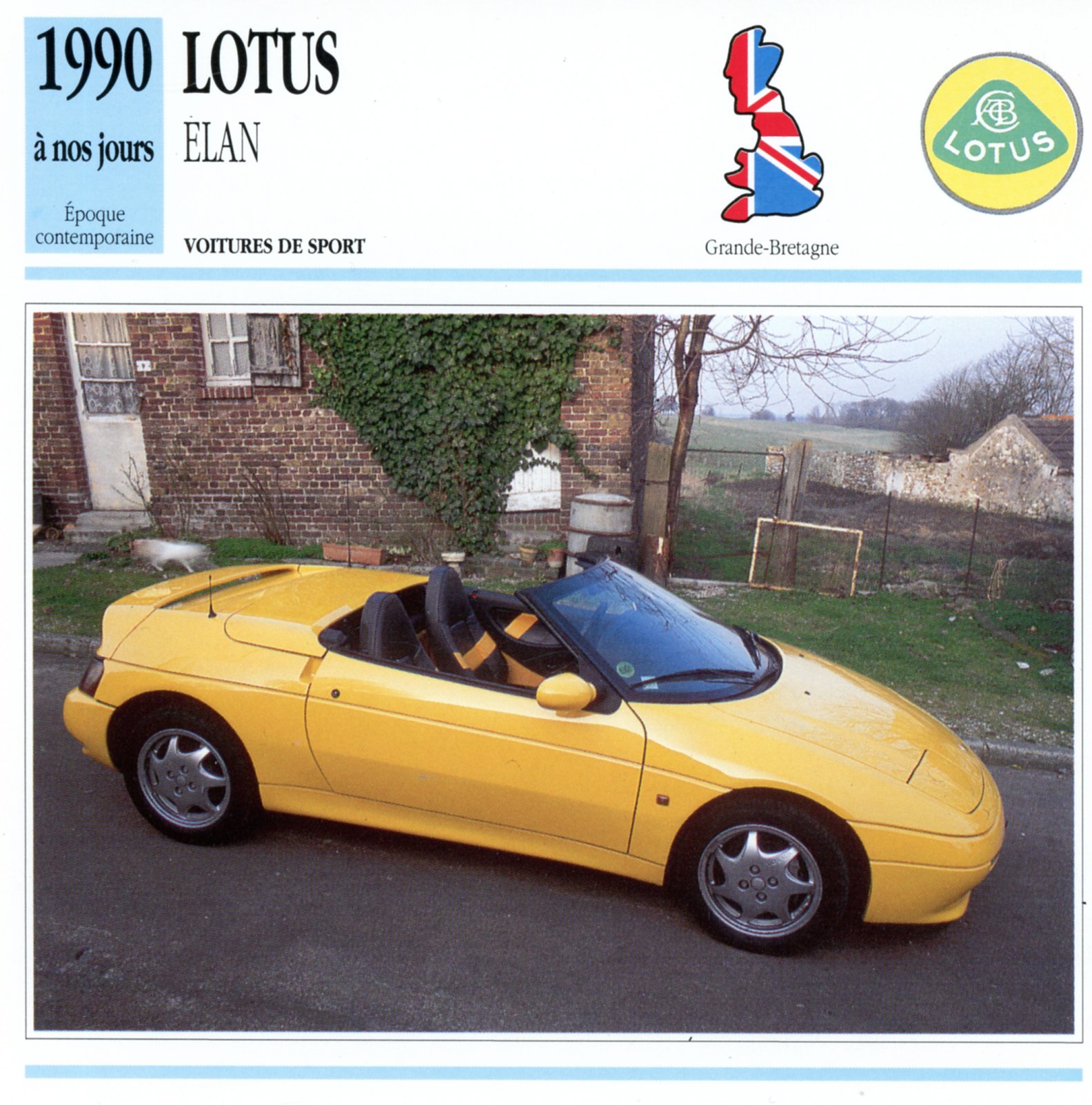 FICHE-AUTO-LOTUS-ELAN-1990-LEMASTERBROCKERS-CARS-CARD-ATLAS