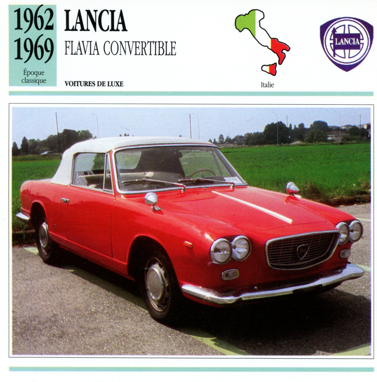 FICHE-AUTO-CARACTÉRISTIQUES-LANCIA-FLAVIA-1962-LEMASTERBROCKERS-CARS-CARD