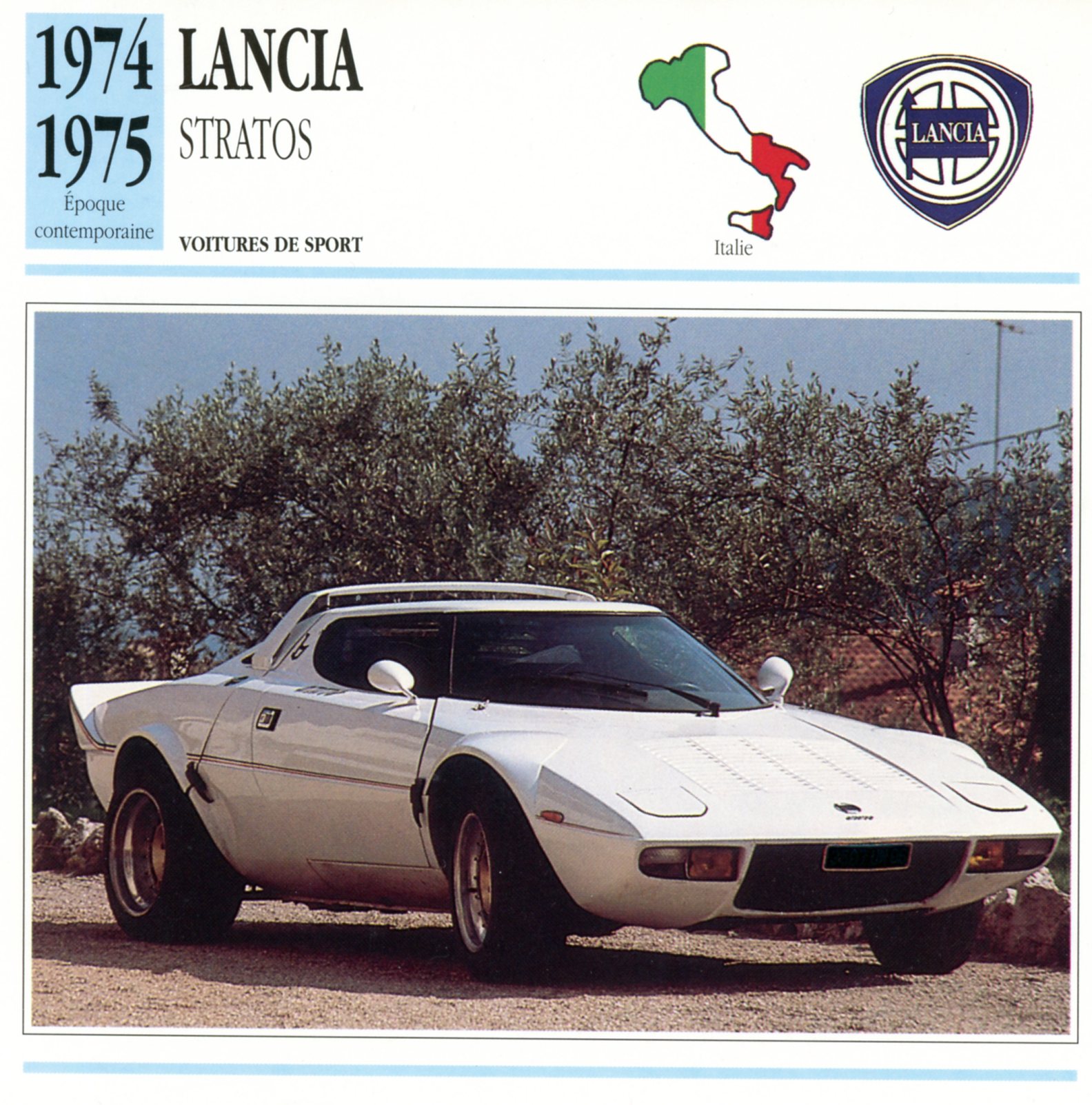 FICHE-AUTO-CARACTÉRISTIQUES-LANCIA-STRATOS-1974-LEMASTERBROCKERS-CARS-CARD