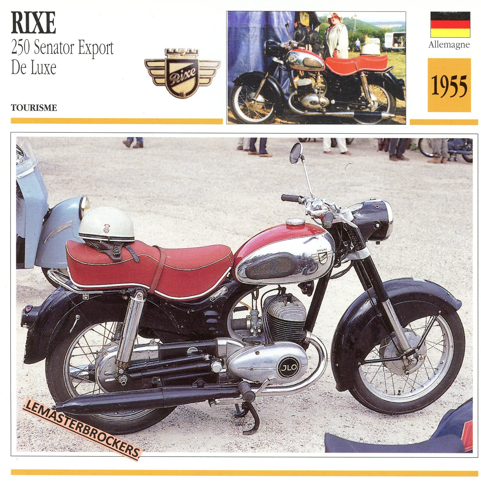 RIXE-250-SENATOR-1955-FICHE-MOTO-ATLAS-lemasterbrockers-CARD-MOTORCYCLE