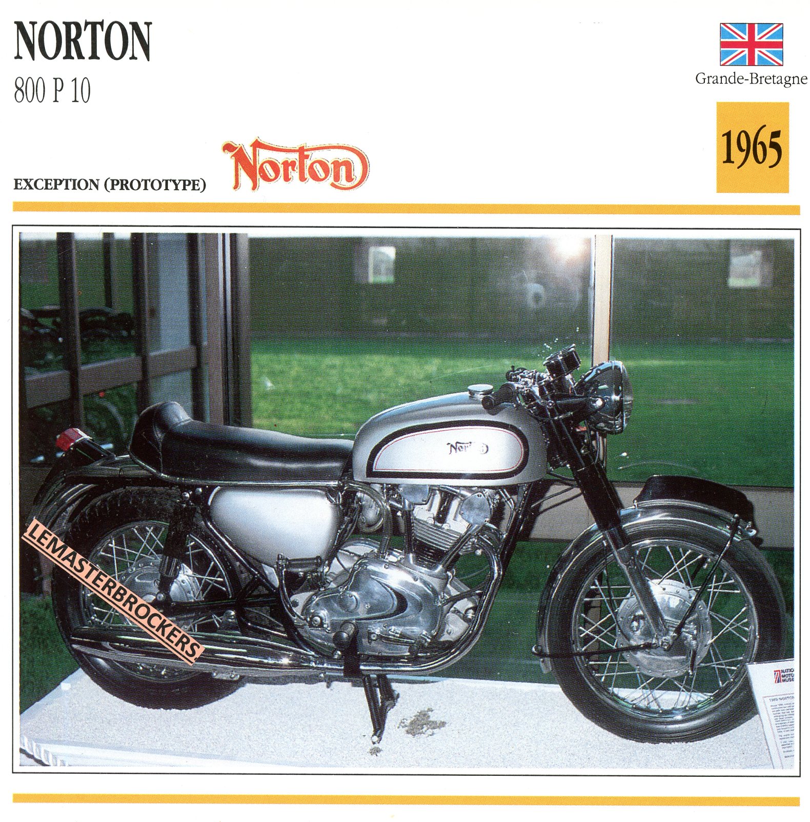 NORTON-800-P10-1965-ELECTRA-FICHE-MOTO-ATLAS-lemasterbrockers-CARD-MOTORCYCLE