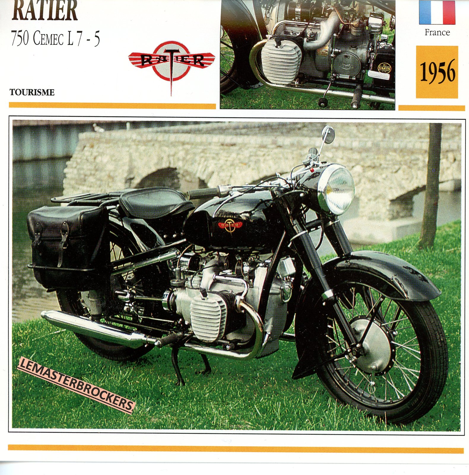 RATIER-750-CEMEC-1956-FICHE-MOTO-ATLAS-lemasterbrockers-CARD-MOTORCYCLE