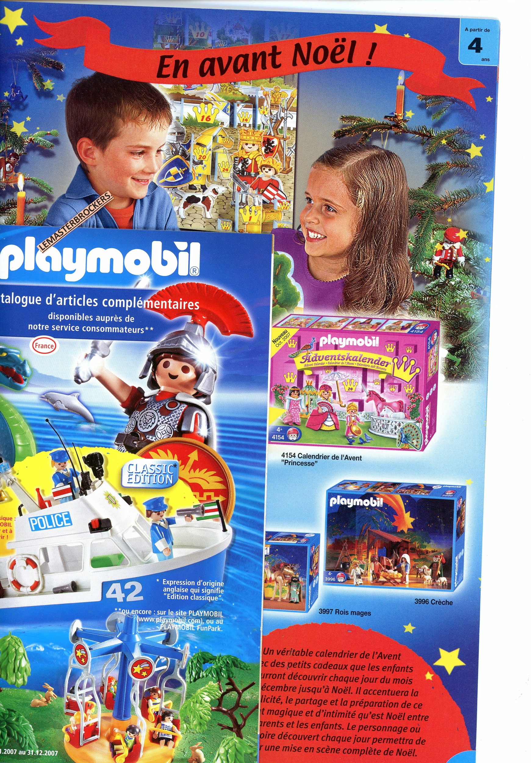 BROCHURE-PLAYMOBIL-2007-lemasterbrockers-publicité-jouets