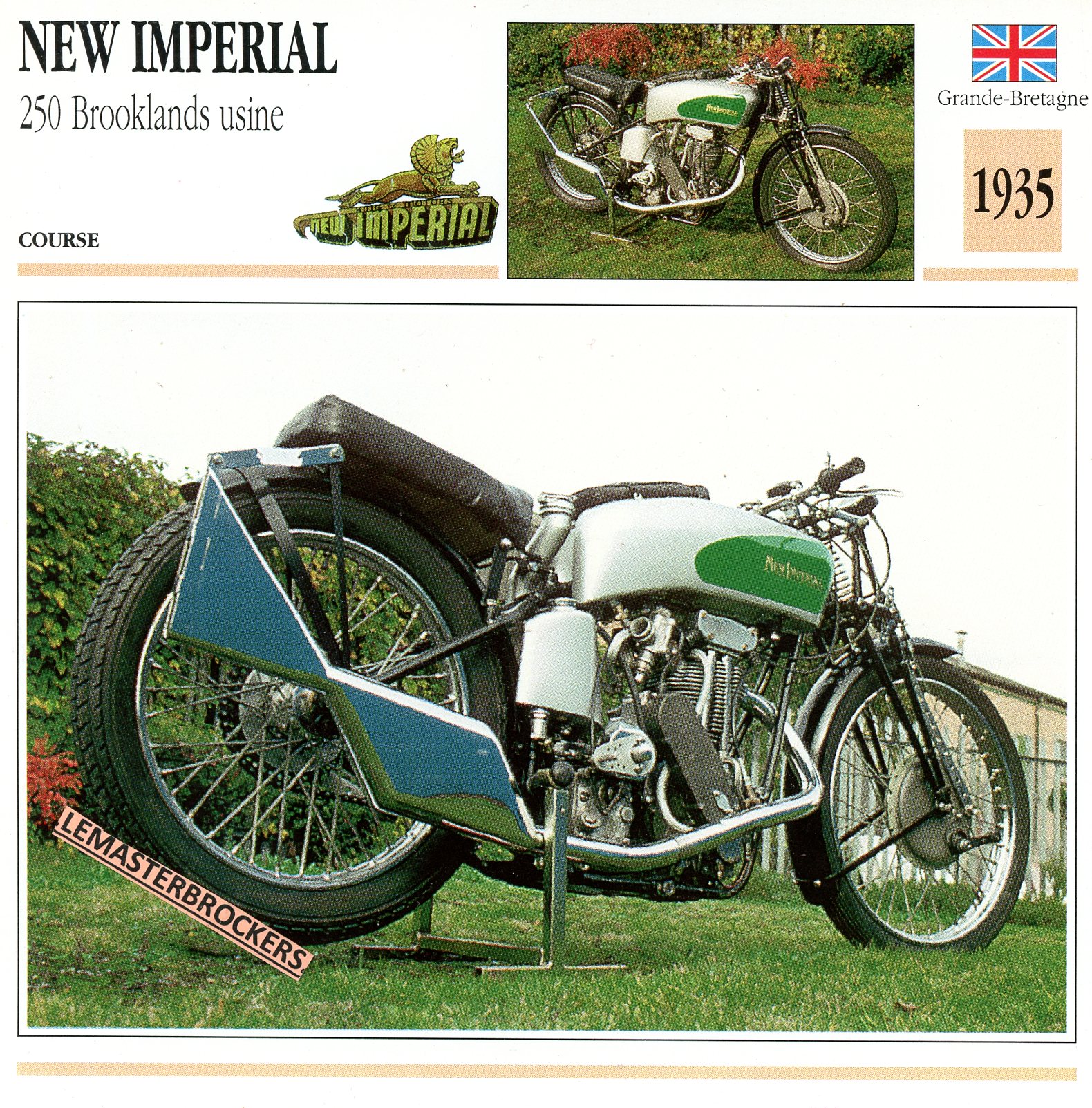 NEW-IMPERIAL-250-BROOKLANDS-USINE-1935-FICHE-MOTO-LEMASTERBROCKERS