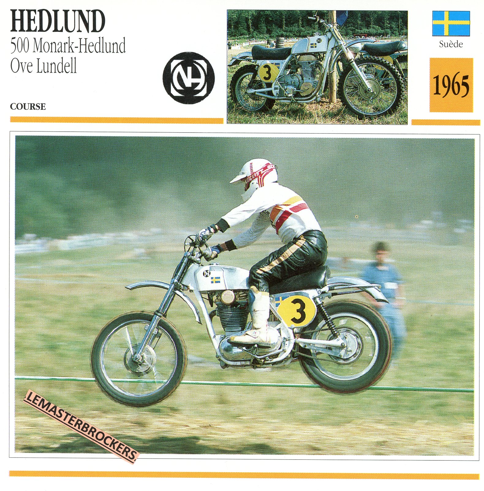 HEDLUND-500-MONARK-HEDLUND-OVE-LUNDELL-1965-FICHE-MOTO-LEMASTERBROCKERS