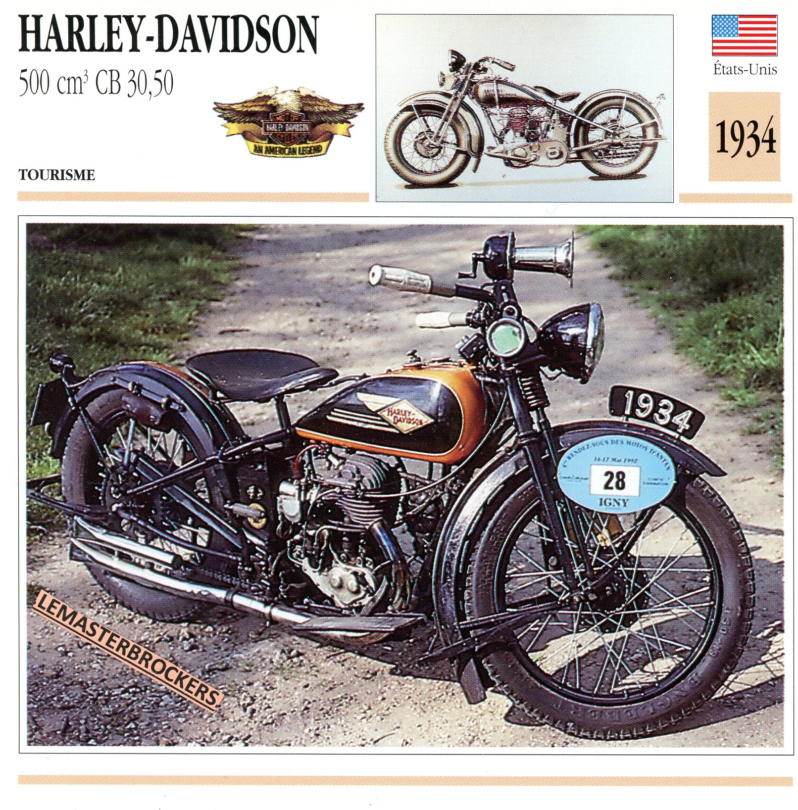 HARLEY-DAVIDSON-500CC-CB30-CB50-1934-FICHE-MOTO-LEMASTERBROCKERS