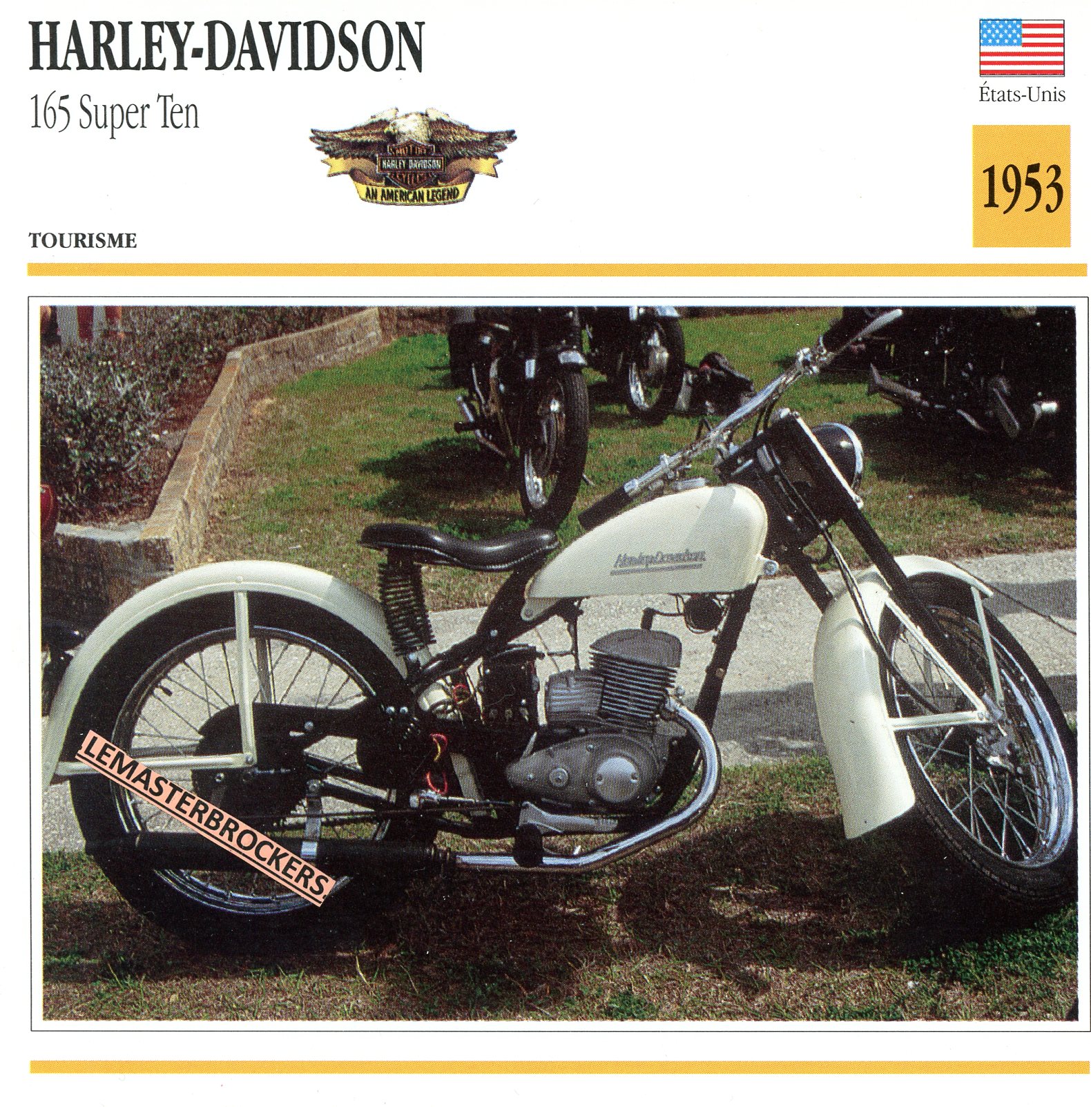 HARLEY-DAVIDSON-165-SUPER-TEN-1953-FICHE-MOTO-LEMASTERBROCKERS
