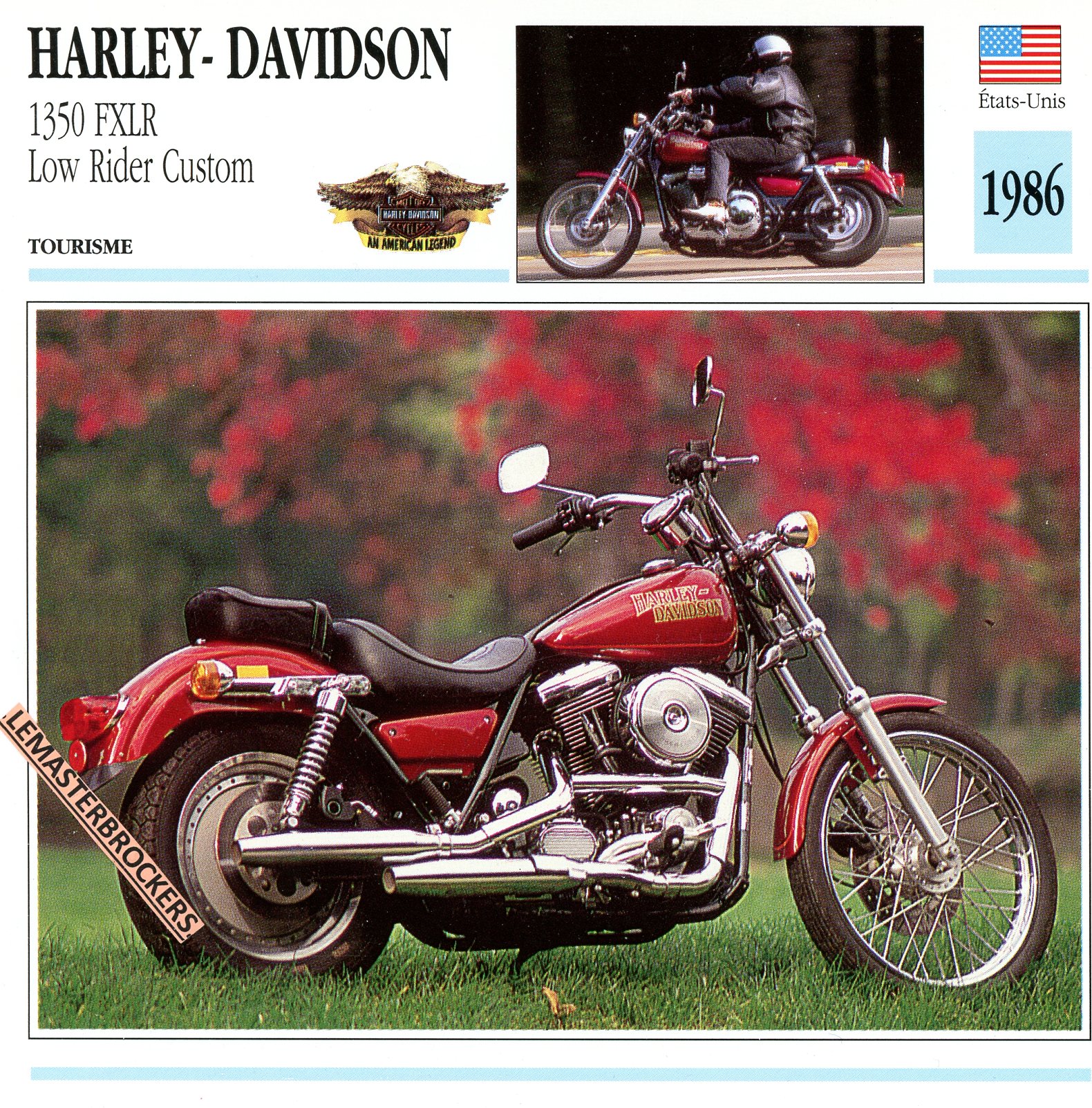 HARLEY-DAVIDSON-1350-FXLR-LOW-RIDER-CUSTOM-1986-FICHE-MOTO-LEMASTERBROCKERS
