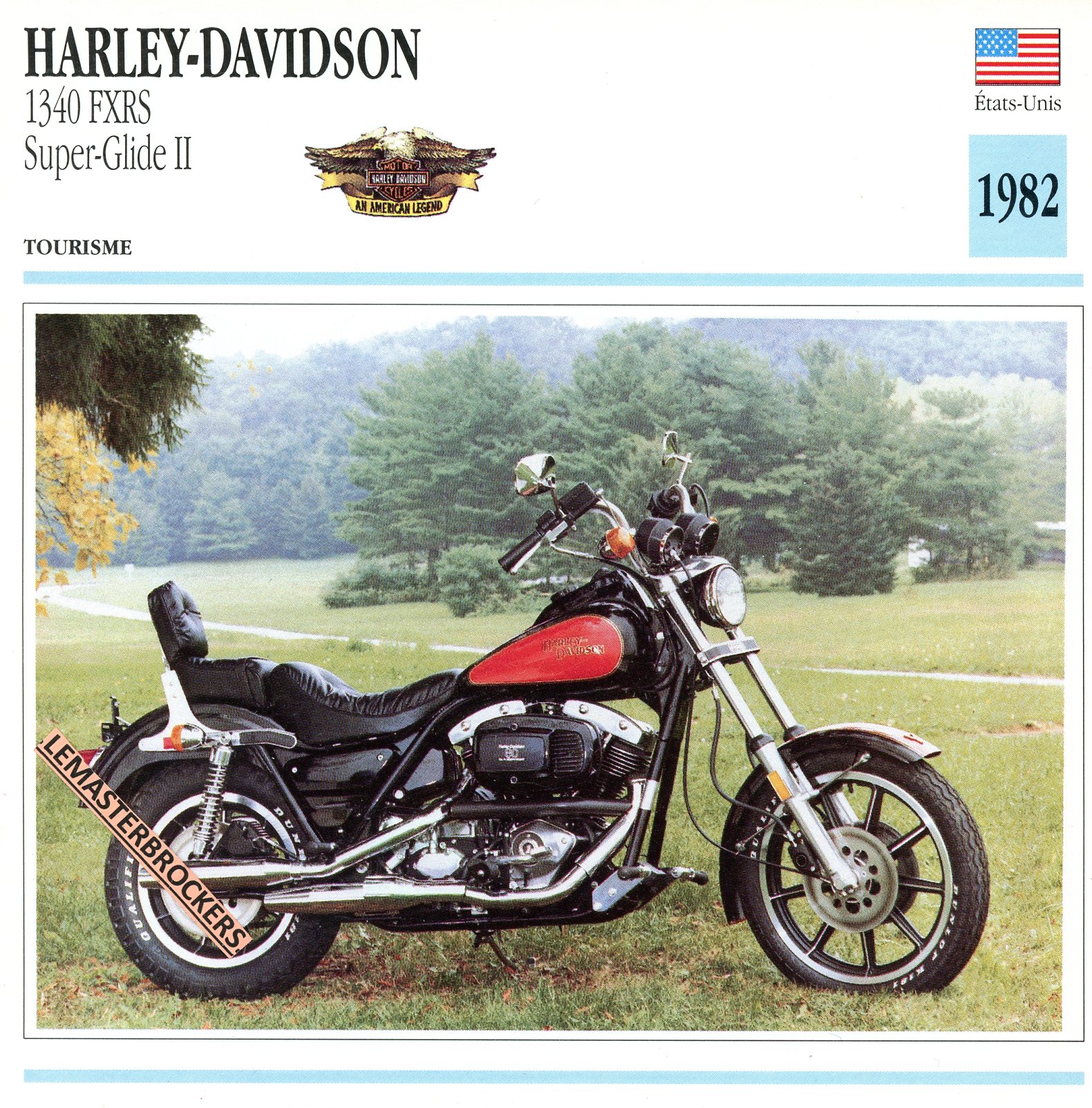 HARLEY-DAVIDSON-1340-FXRS-SUPER-GLIDE-II-1982-FICHE-MOTO-LEMASTERBROCKERS