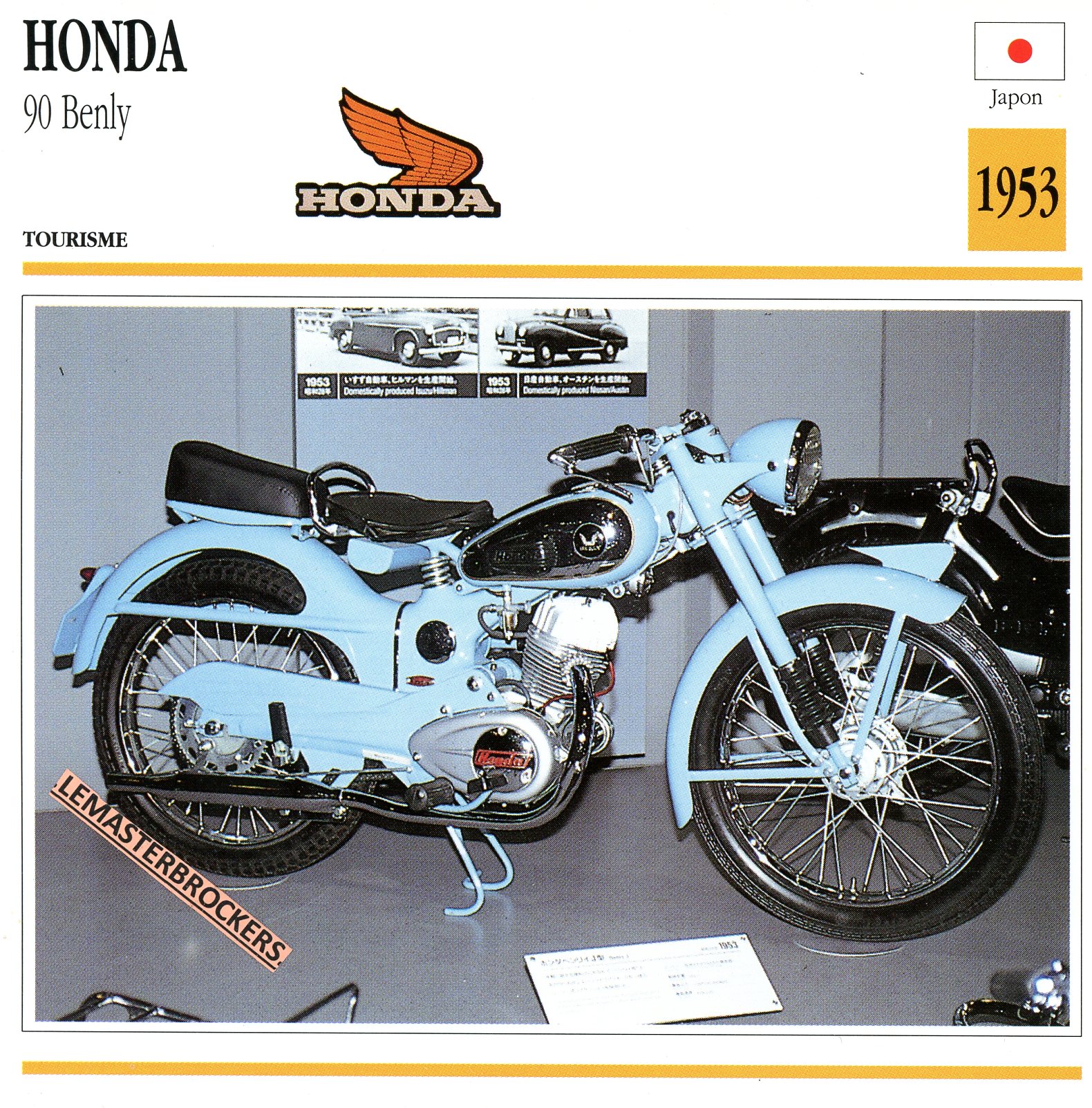 HONDA-90-BENLY-1953-FICHE-MOTO-HONDA-LEMASTERBROCKERS
