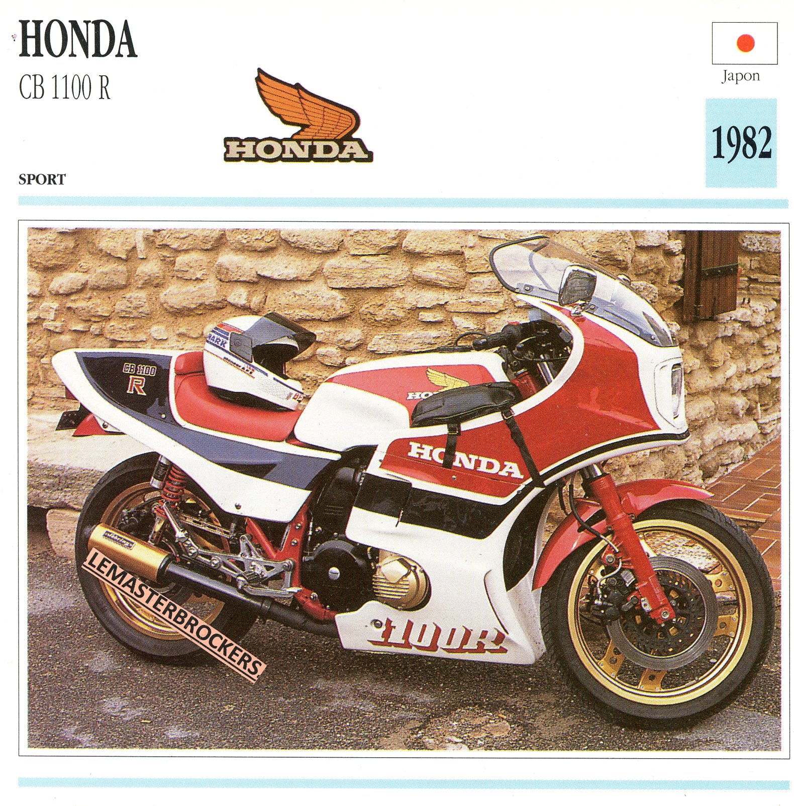FICHE-MOTO-HONDA-CB-CB1100R-1982-LEMASTERBROCKERS-CARS-MOTORCYCLE