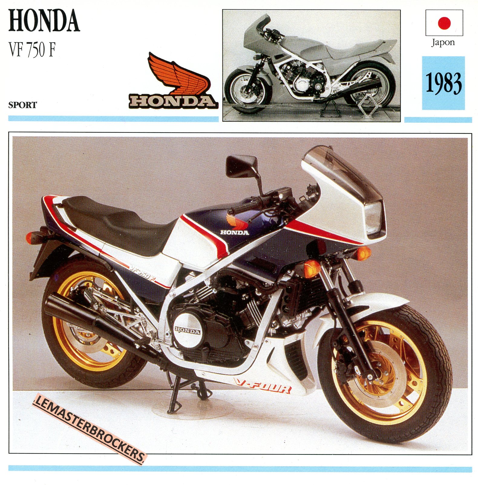 FICHE-MOTO-HONDA-VF-VF750F-1983-LEMASTERBROCKERS-CARS-MOTORCYCLE