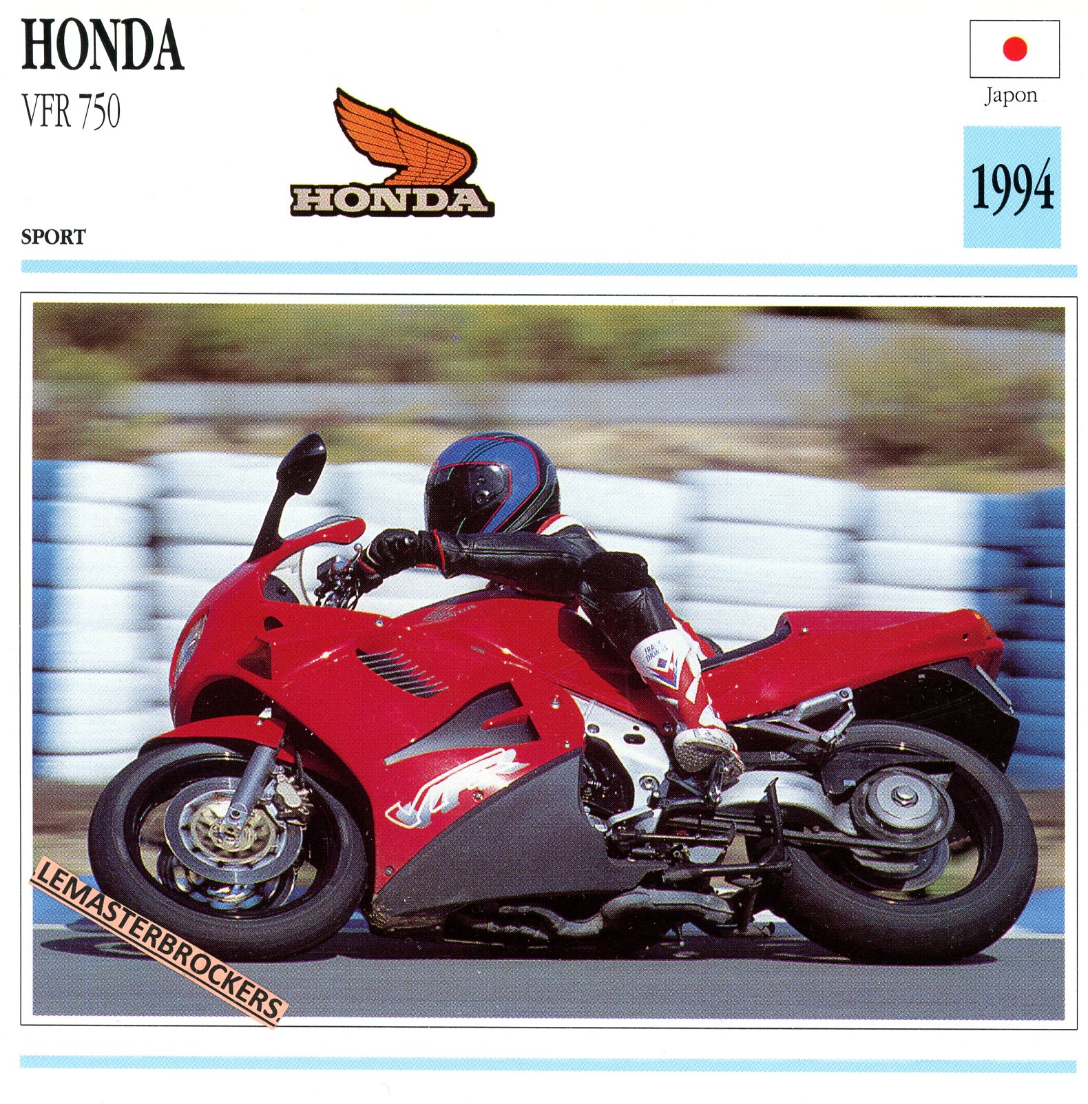 FICHE-MOTO-HONDA-VFR-VFR750-1994-LEMASTERBROCKERS-CARS-MOTORCYCLE