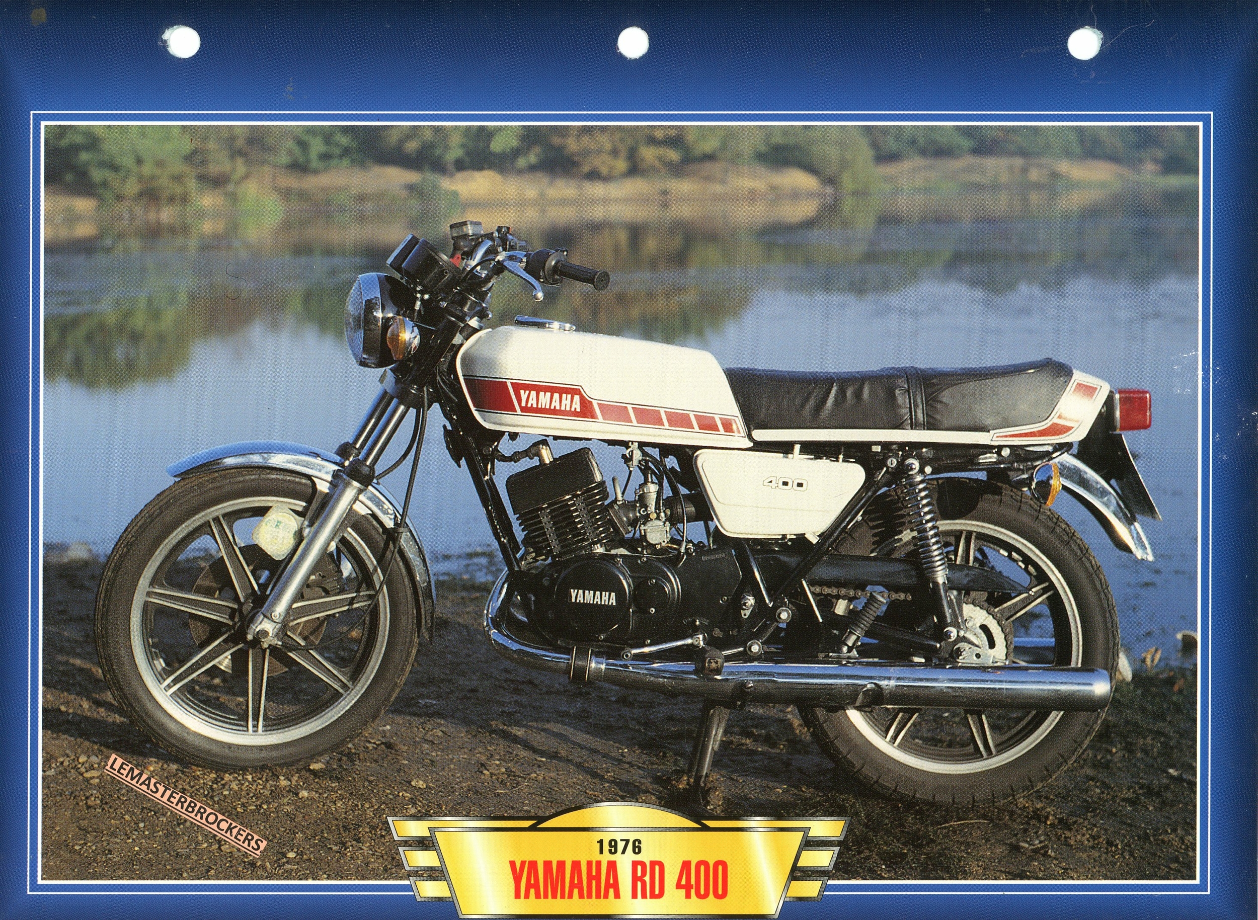 FICHE MOTO YAMAHA RD 400 1976 - FICHE TECHNIQUE YAMAHA RD400