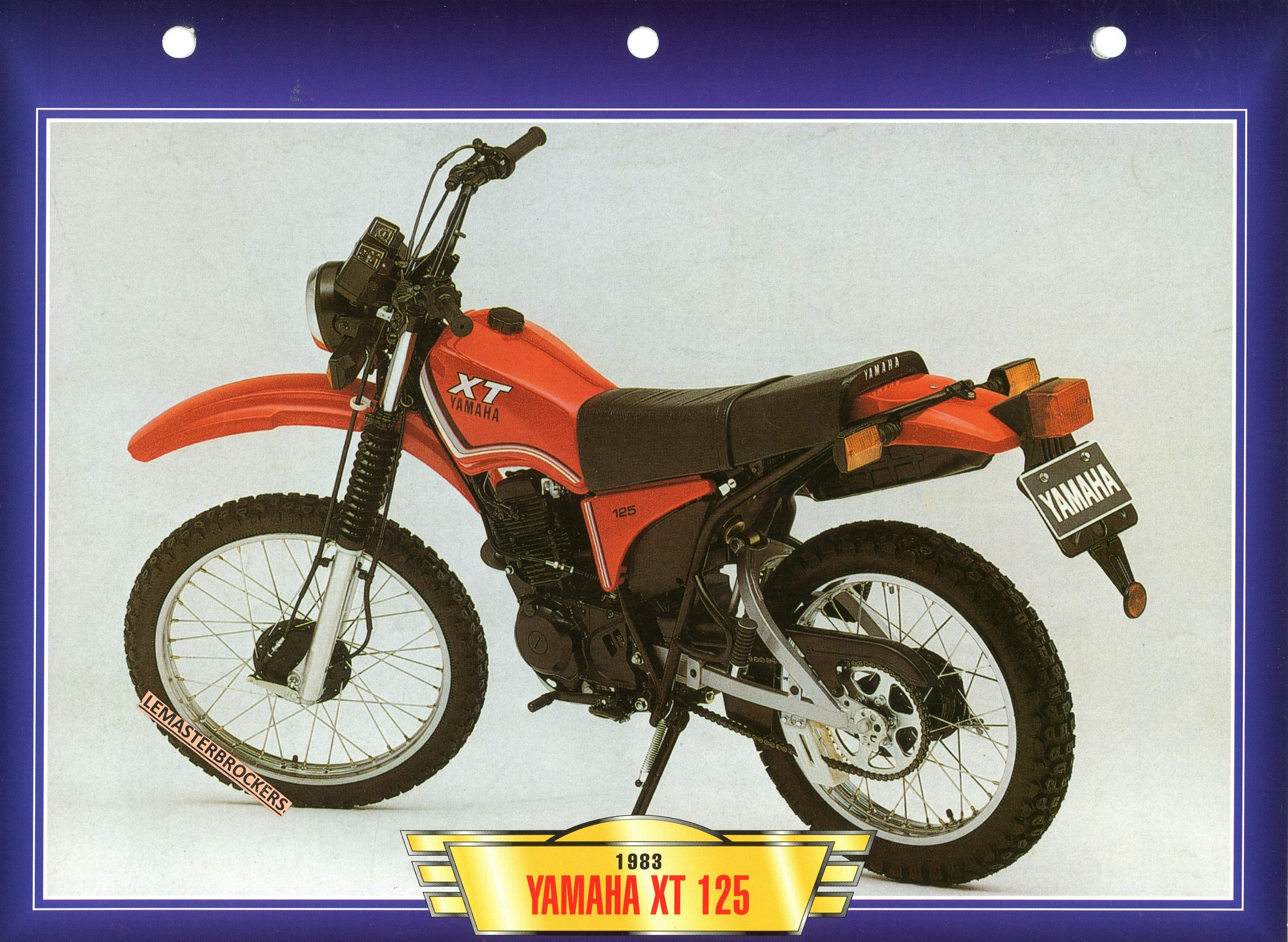 FICHE-MOTO-YAMAHA-XT125-1983-LEMASTERBROCKERS-CARS-MOTORCYCLES-ATLAS