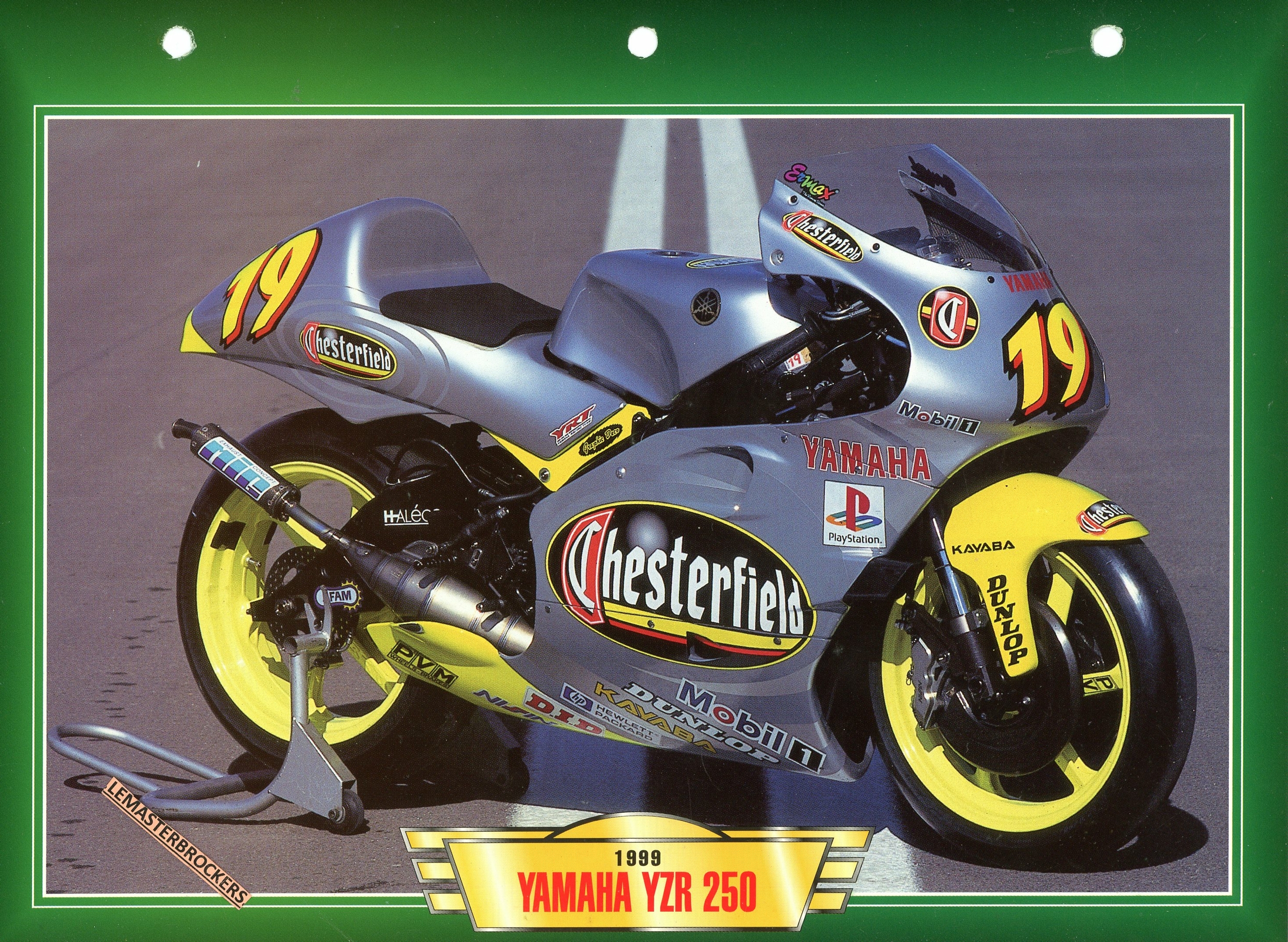 FICHE-MOTO-YAMAHA-YZR250-1999-lemasterbrockers-card-motorcycles YZR