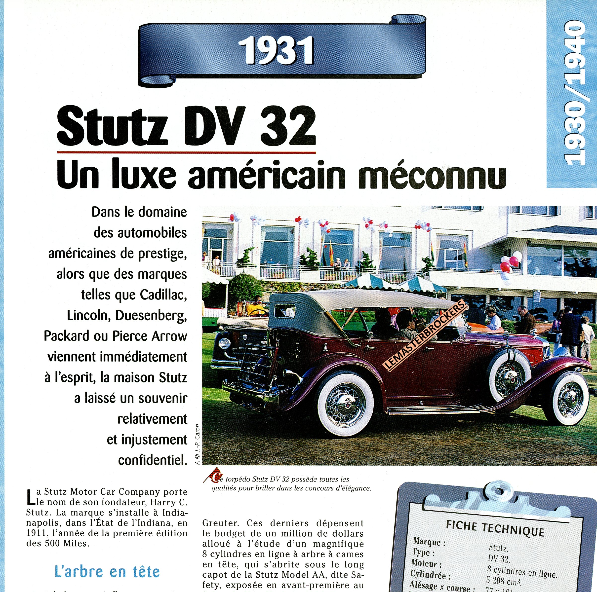 FICHE-TECHNIQUE-STUTZ-DV32-1931-FICHE-AUTO-LEMASTERBROCKERS