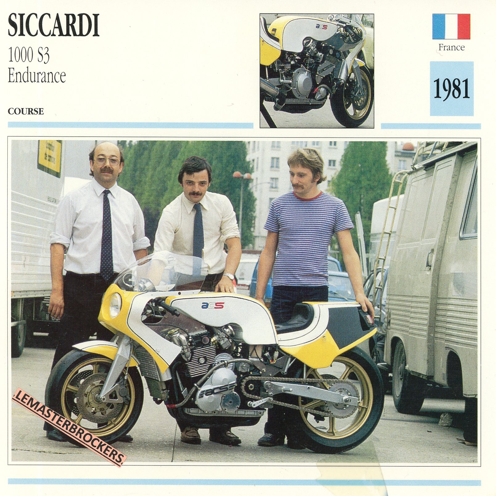 FICHE-MOTO-SICCARDI-1000-S3-1981-LEMASTERBROCKERS-CARD-MOTORCYCLE