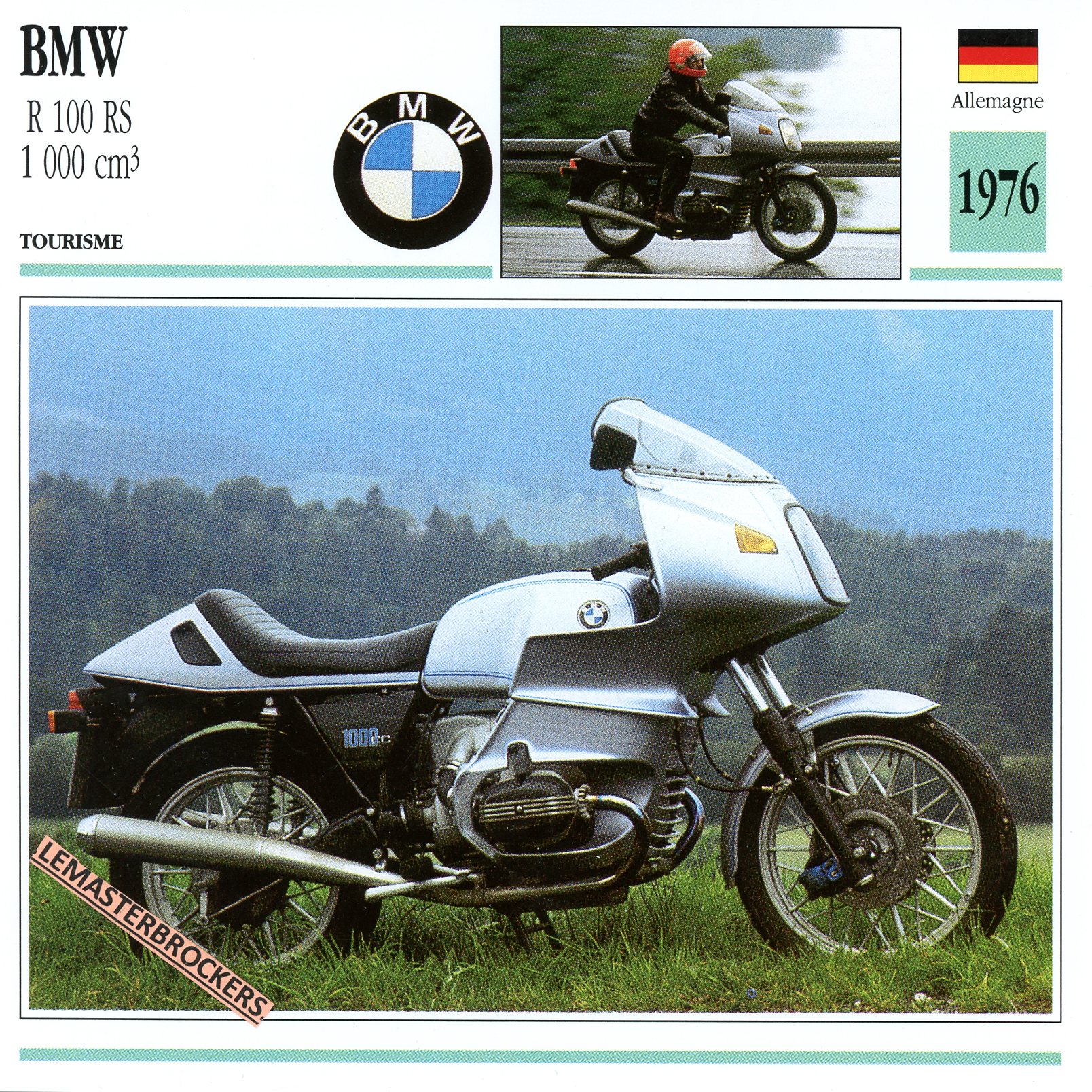 FICHE-MOTO-BMW-R-R100RS-1976-LEMASTERBROCKERS-CARD-MOTORCYCLE