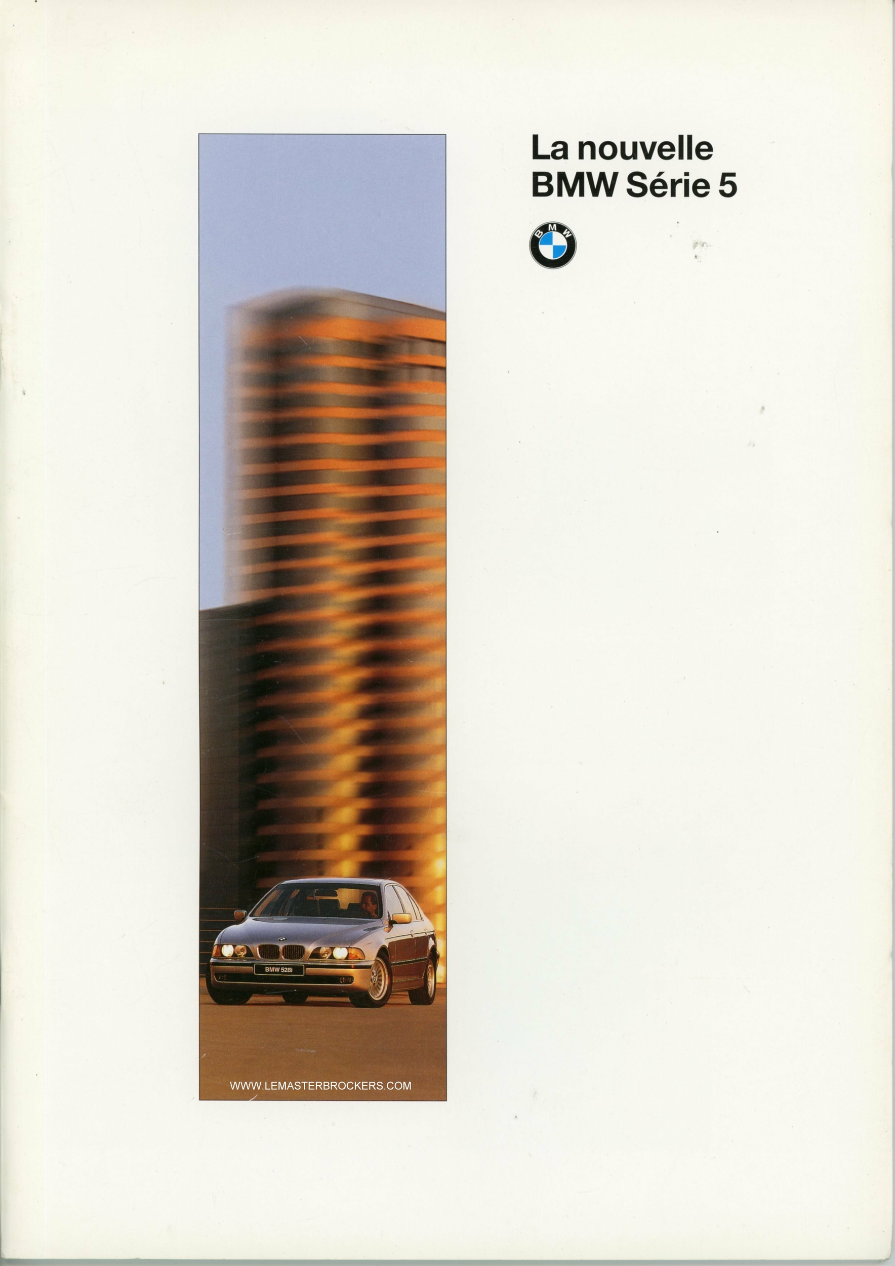BROCHURE-AUTO-BMW-520i-23i-528i-525i-tds-LEMASTERBROCKERS-PROSPEKT-CATALOGUE