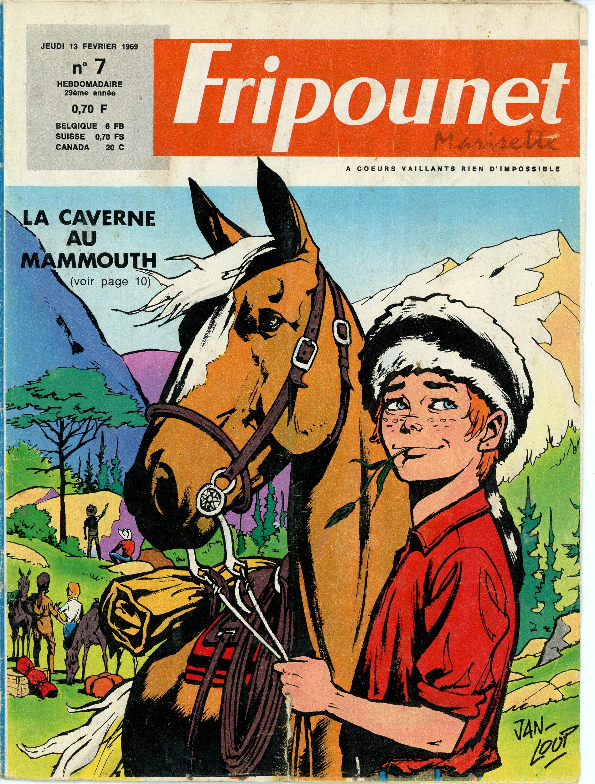 FRIPOUNET ET MARISETTE N° 7 - JEUDI 13 FEVRIER 1969