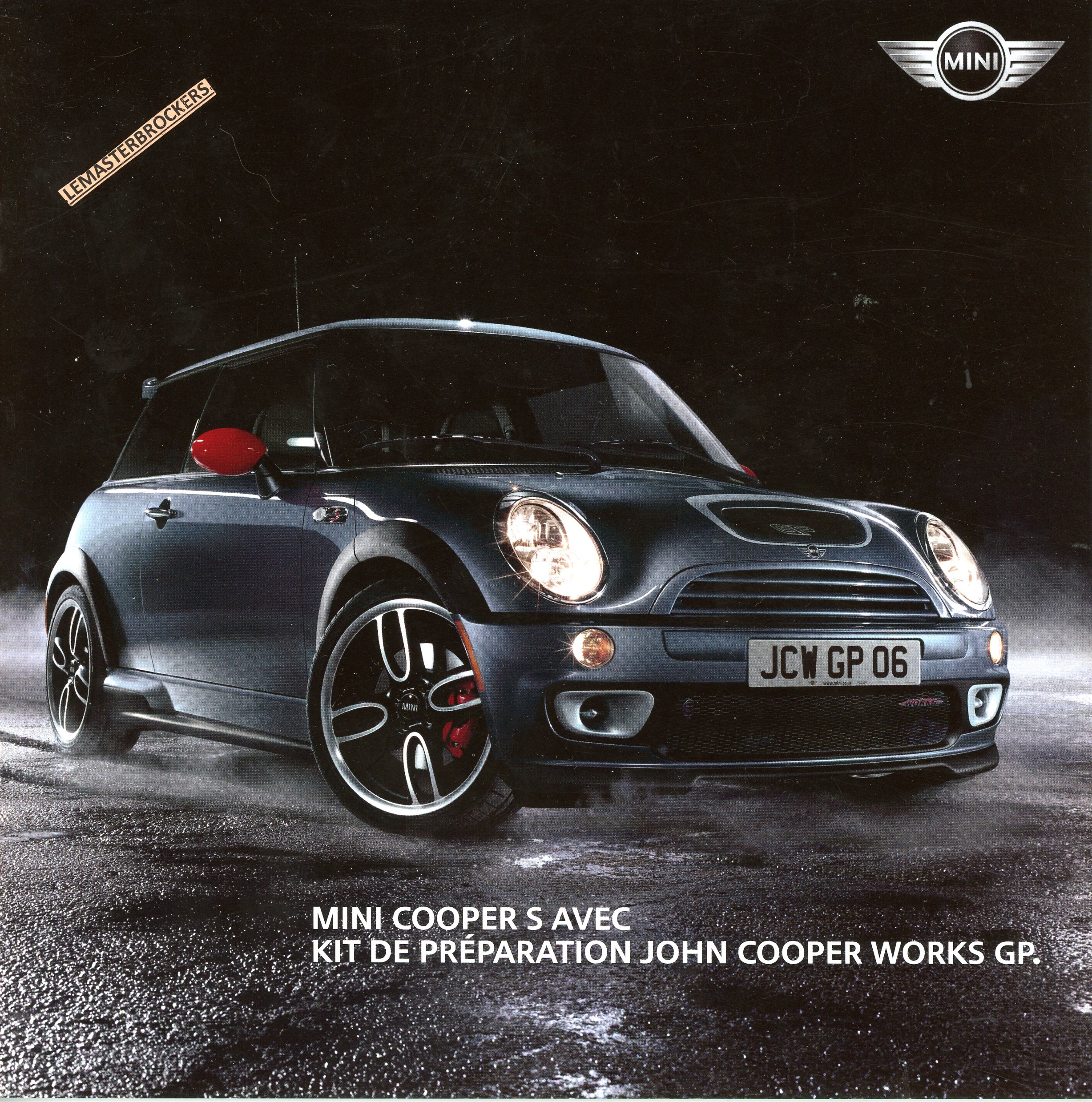 BROCHURE-MINI-COOPER-S-JOHN-WORKS-GP-2006-LEMASTERBROCKERS-CATALOGUE-AUTO