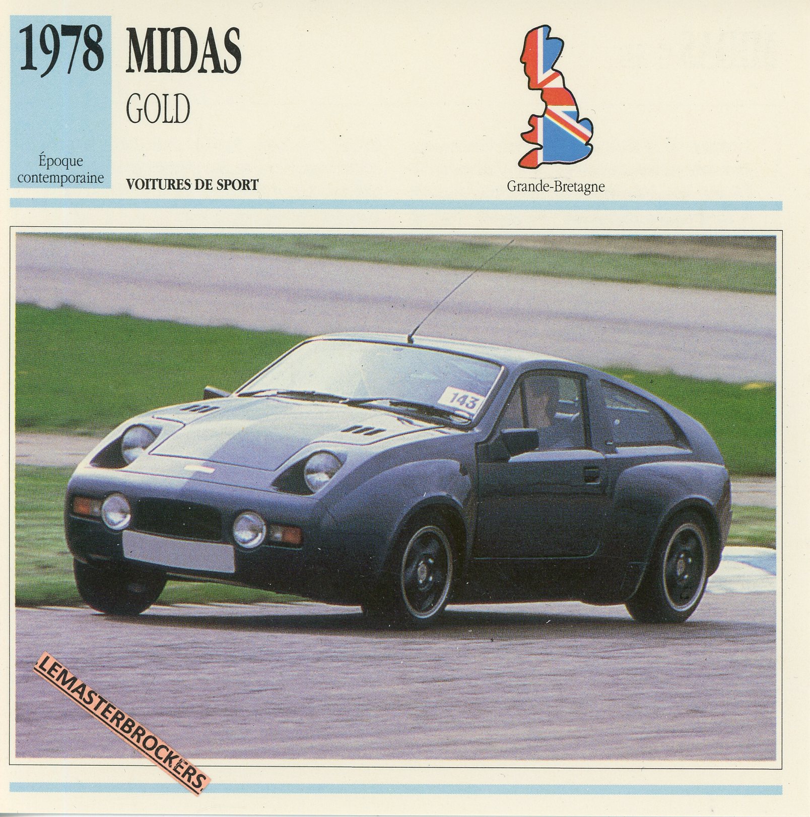 FICHE-MIDAS-GOLD-MINI-MARCOS-LEMASTERBROCKERS-FICHE-AUTO-CARS-CARD-ATLAS-FRENCH