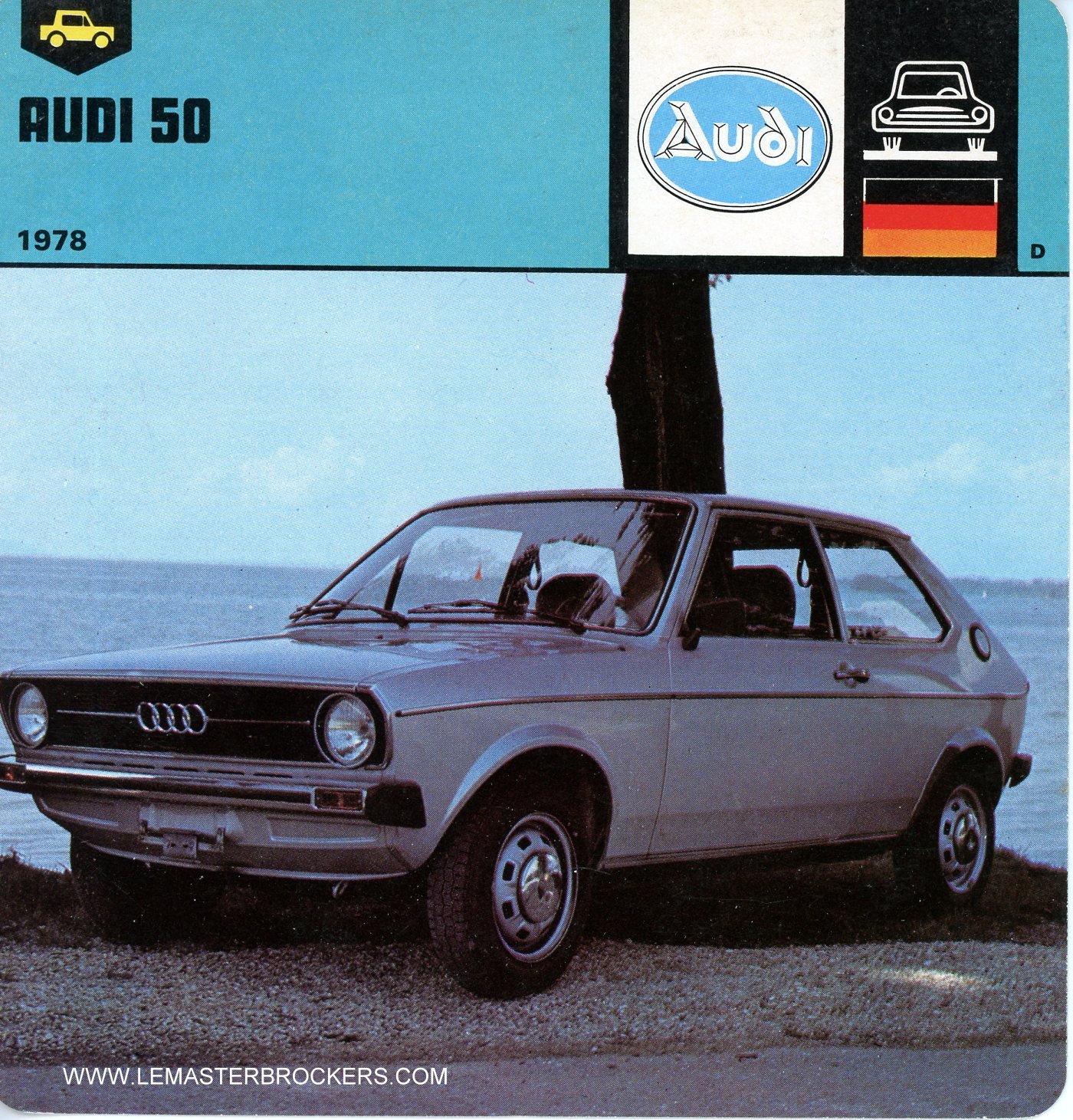 FICHE AUDI 50 - 1978