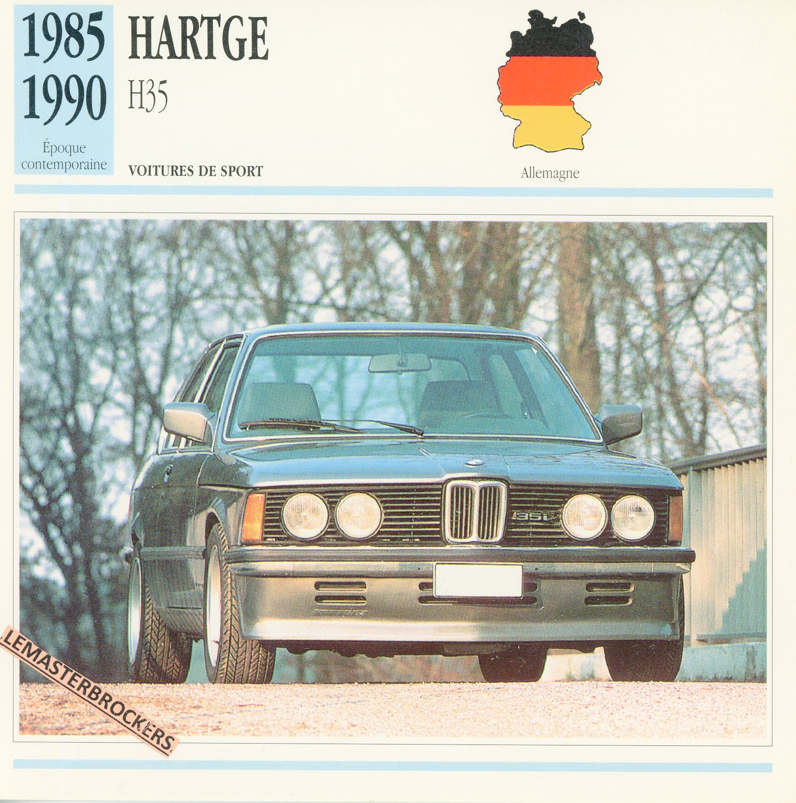 BMW-HARTAGE-H35-LEMASTERBROCKERS-FICHE-AUTO-CARS-CARD-ATLAS