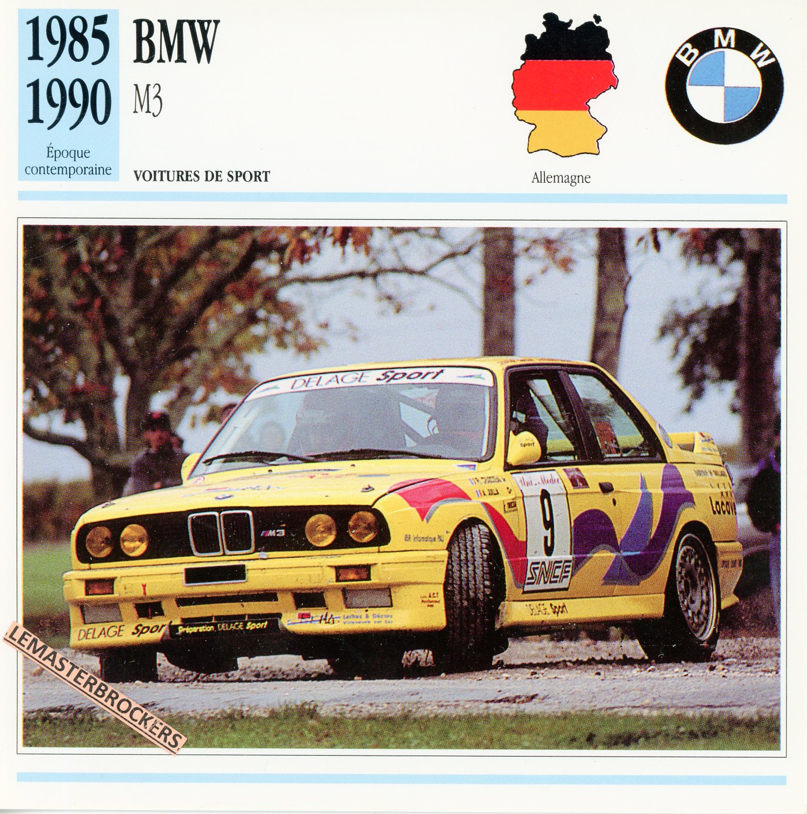 BMW-M3-LEMASTERBROCKERS-FICHE-AUTO-CARS-CARD-ATLAS