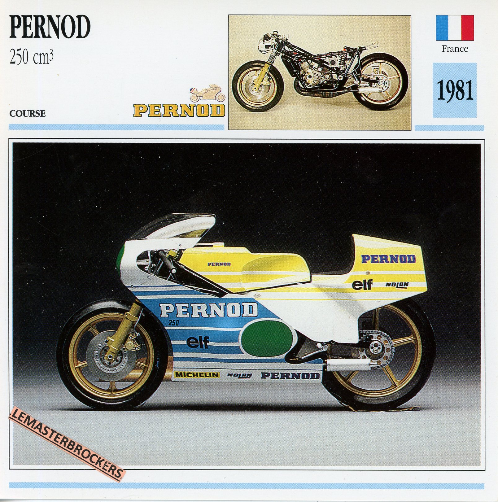 PERNOD-1981-LEMASTERBROCKERS-FICHE-MOTO-ATLAS-CARD