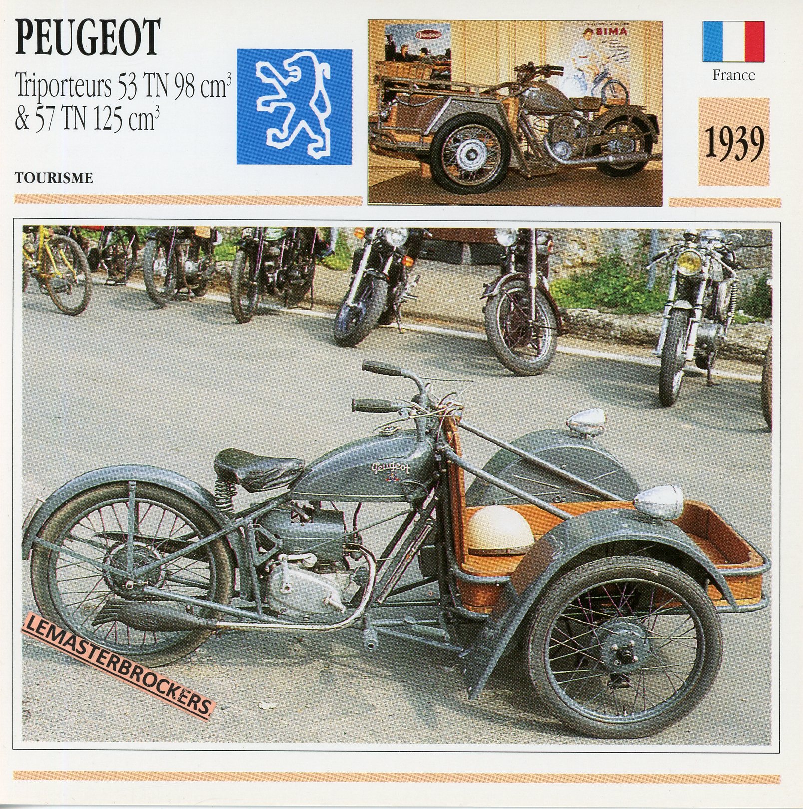PEUGEOT-TRIPORTEURS-1939-LEMASTERBROCKERS-FICHE-MOTO-ATLAS-CARD