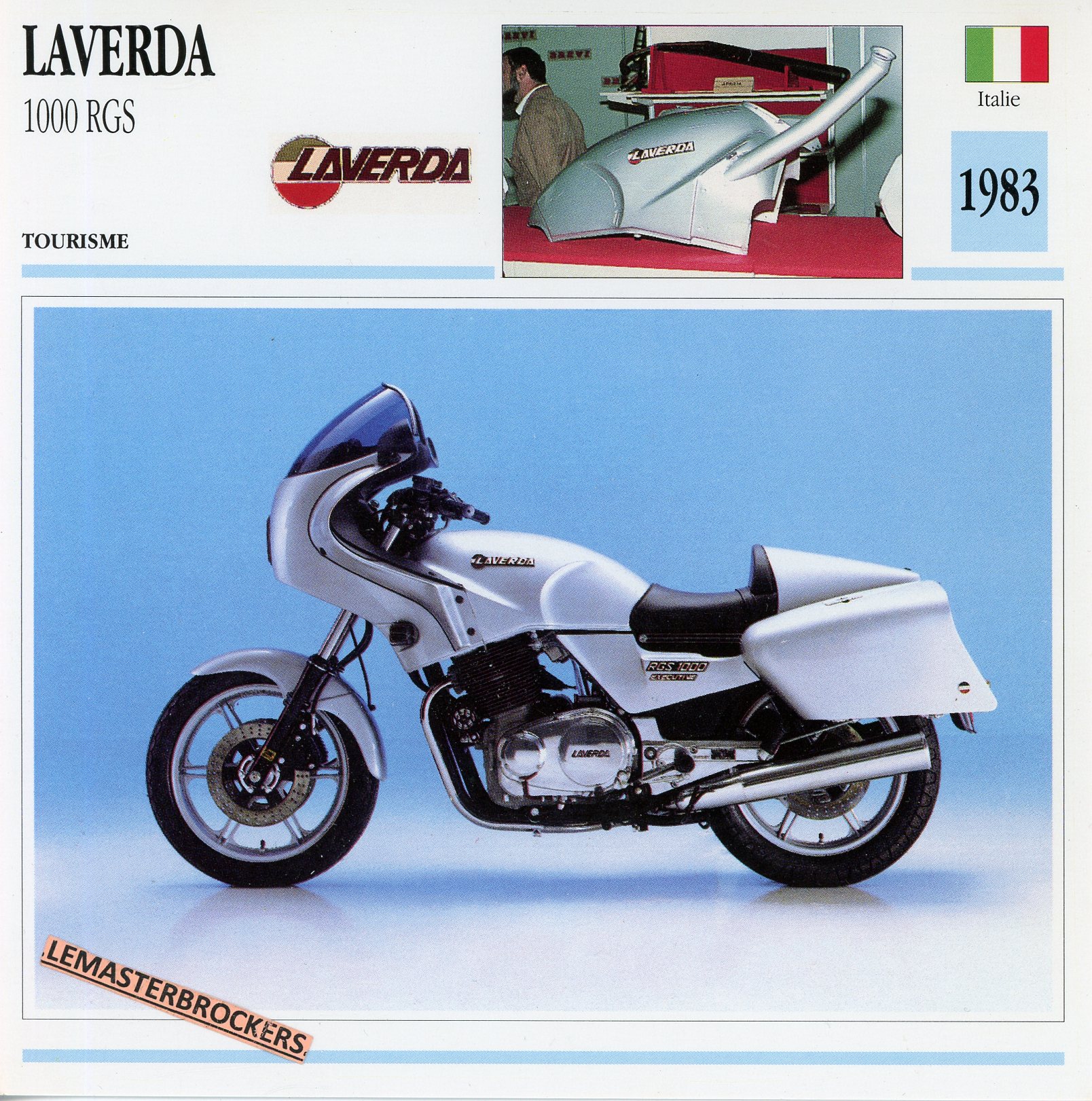 LAVERDA-RGS-1983-LEMASTERBROCKERS-FICHE-MOTO-ATLAS-CARD