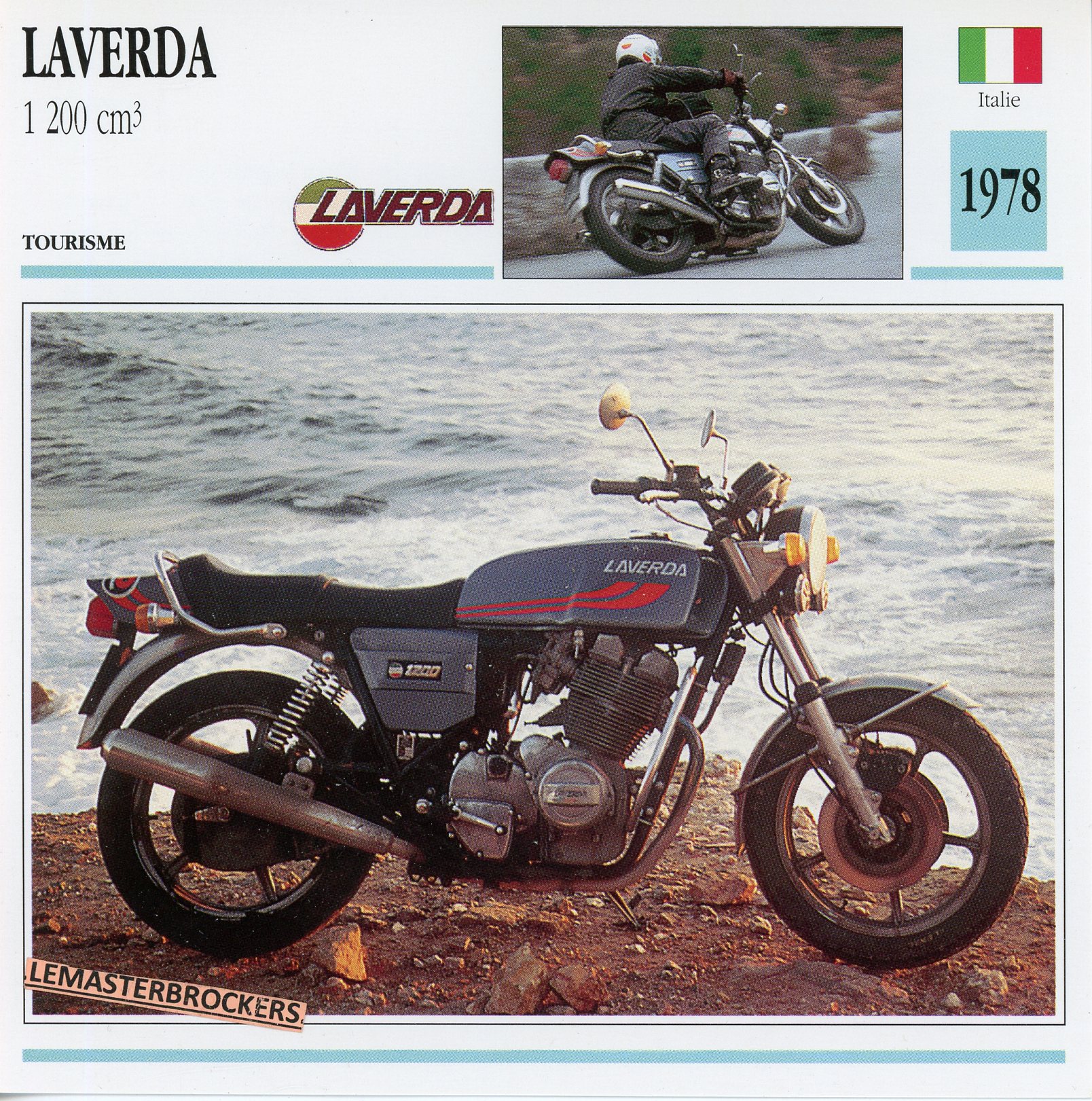 LAVERDA-1200-1978-LEMASTERBROCKERS-FICHE-MOTO-ATLAS-CARD