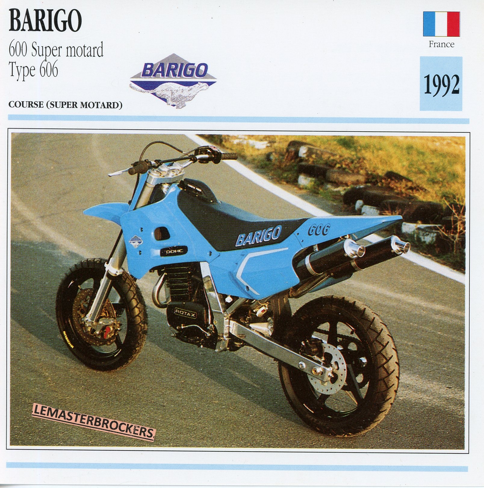 BARIGO-600-SUPER-MOTARD-606-1992-LEMASTERBROCKERS-FICHE-MOTO-ATLAS-CARD