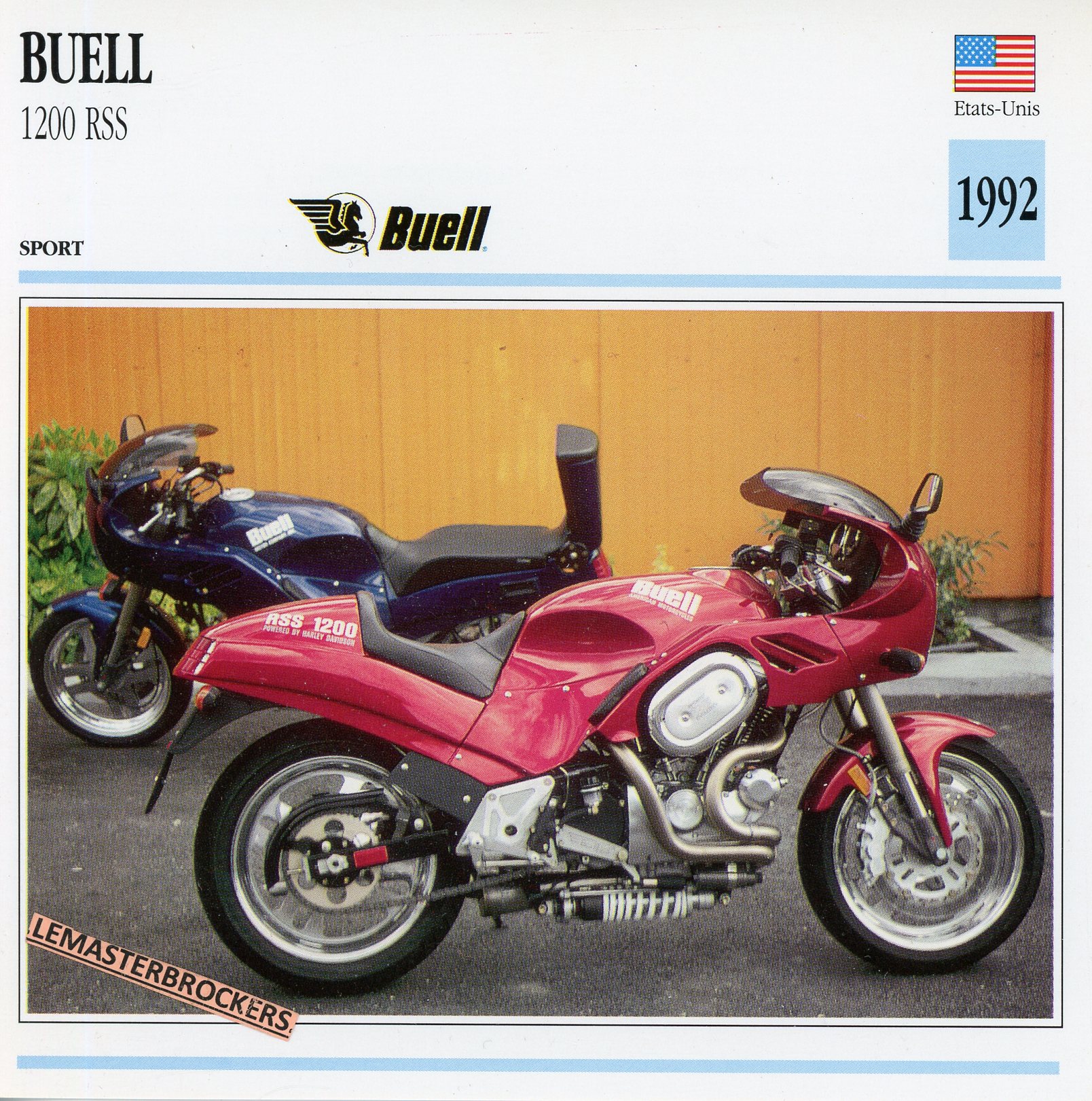 BUELL-1200-RSS-1992-LEMASTERBROCKERS-FICHE-MOTO-ATLAS-CARD