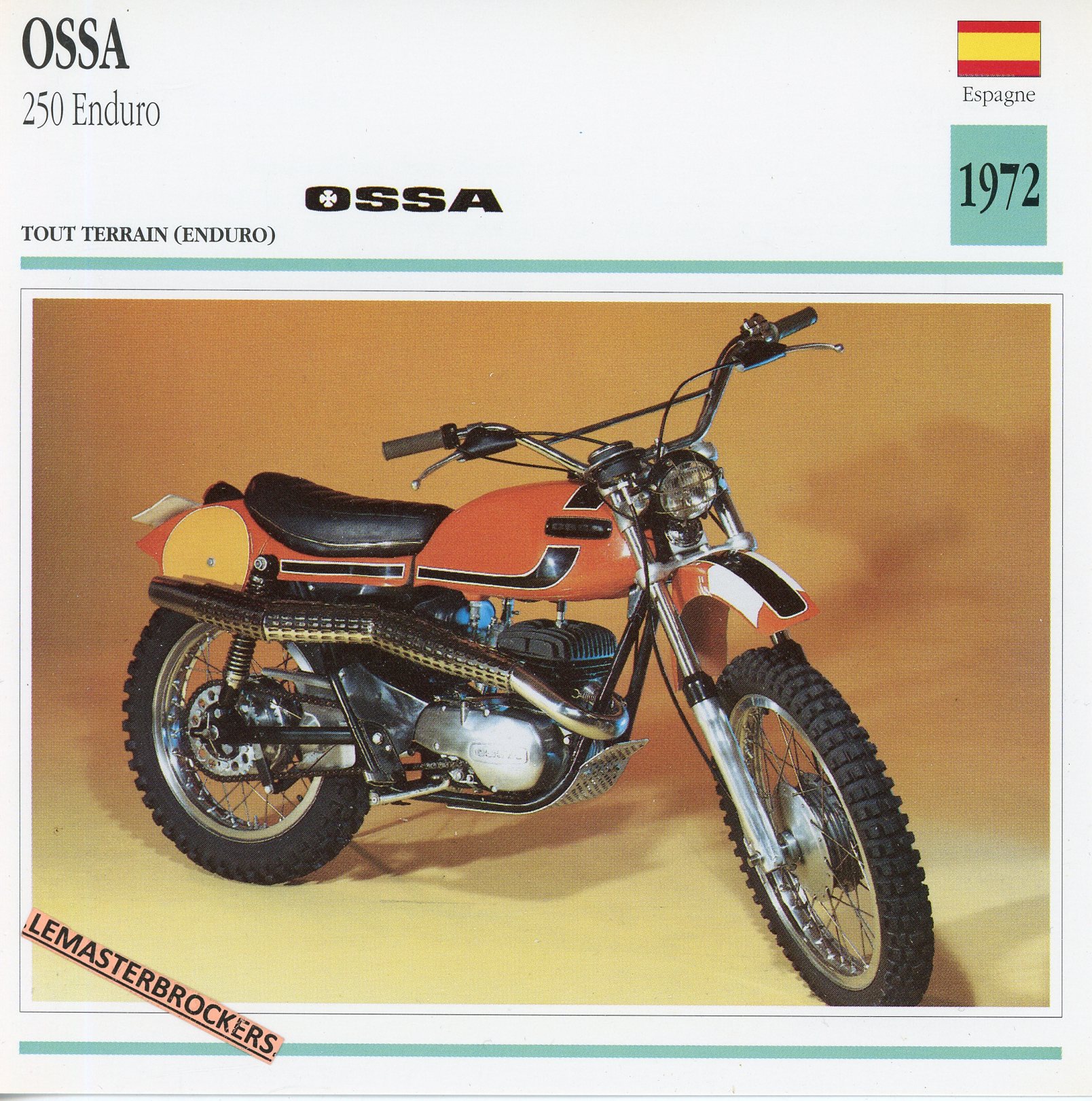 OSSA-250-ENDURO-1972-LEMASTERBROCKERS-FICHE-MOTO-ATLAS-CARD