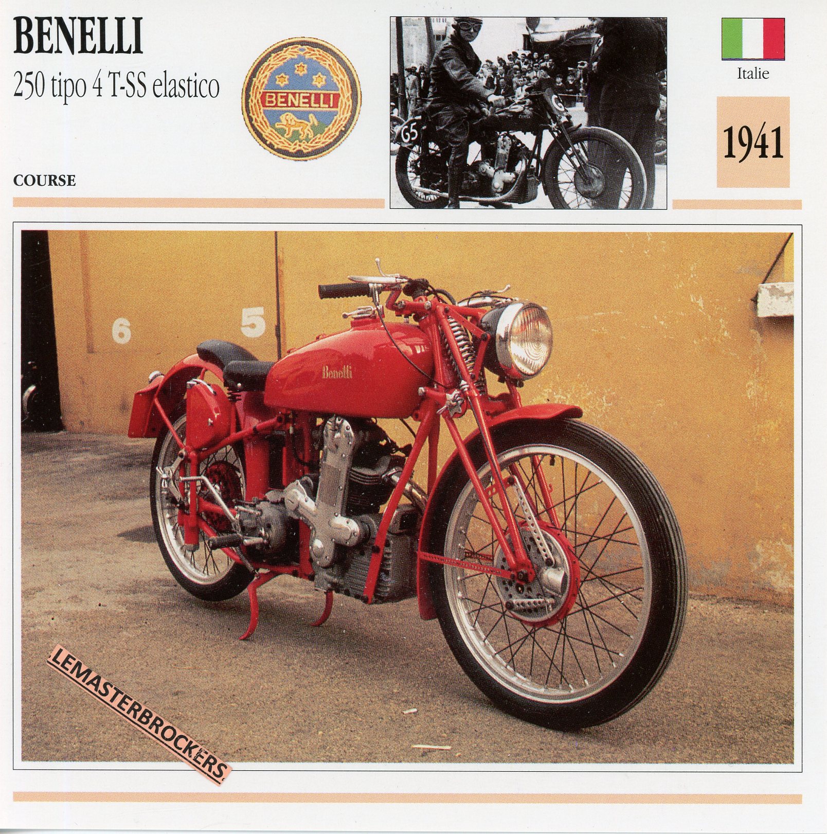 BENELLI-250-TIPO-ELASTICO-1941-LEMASTERBROCKERS-FICHE-MOTO-ATLAS-CARD