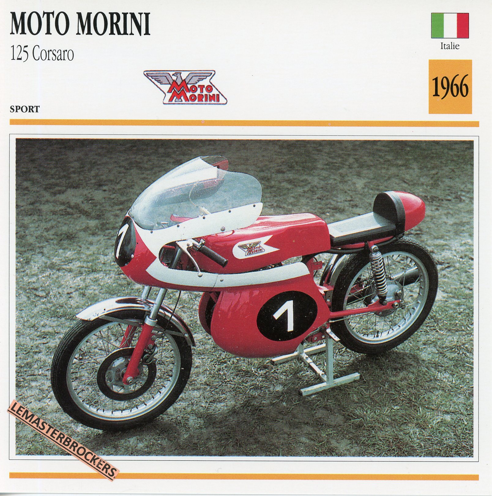 MORINI-125-CORSARO-1966-LEMASTERBROCKERS-FICHE-MOTO-ATLAS-CARD