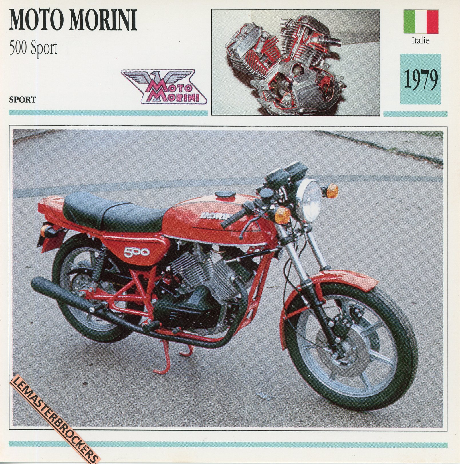 MORINI-500-SPORT-1979-LEMASTERBROCKERS-FICHE-MOTO-ATLAS-CARD