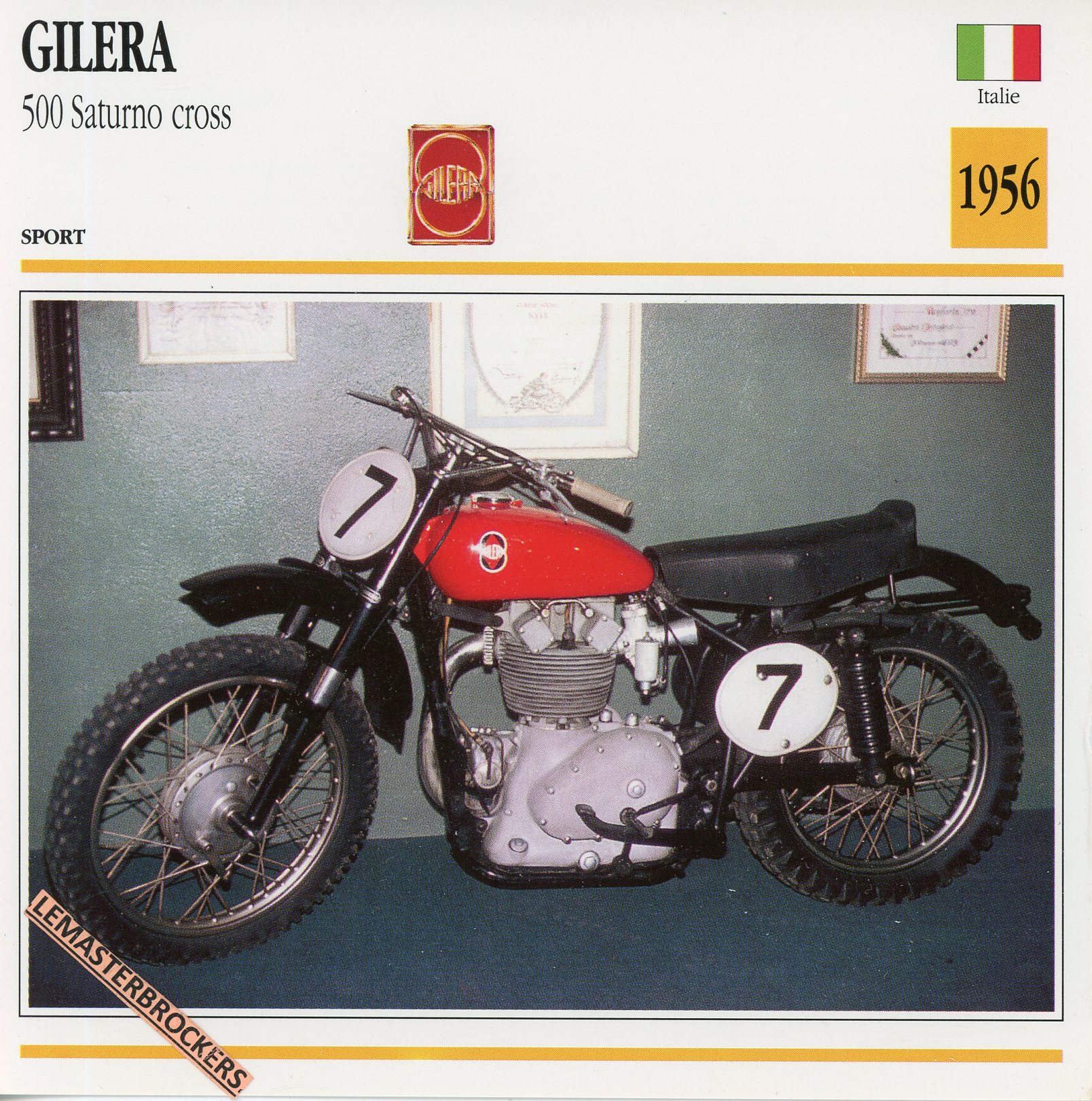 GILERA-500-SATURNO-1956-LEMASTERBROCKERS-FICHE-MOTO-ATLAS-CARD