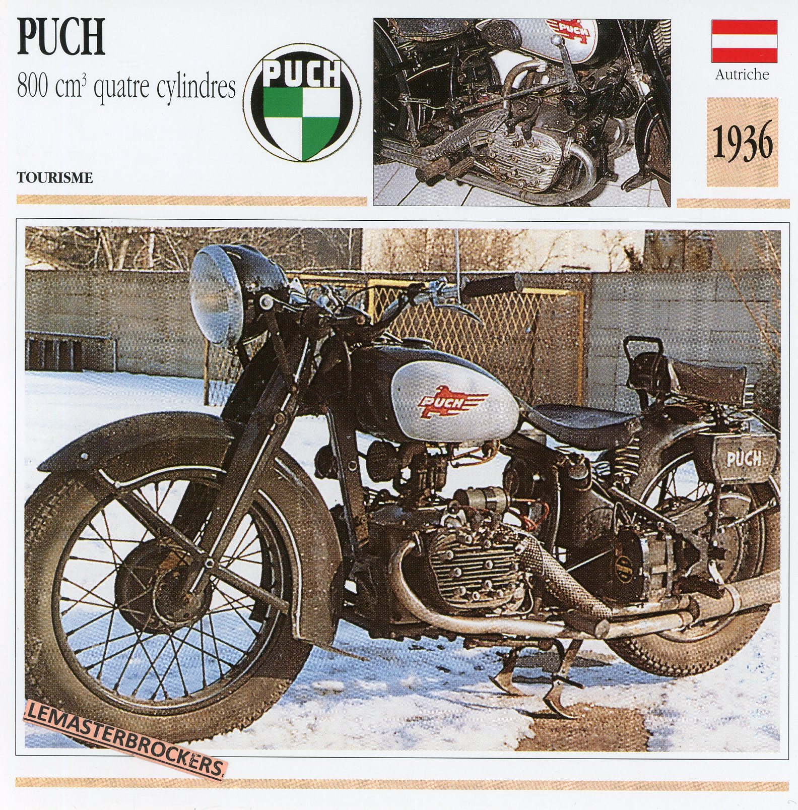 MOTO-PUCH-800-1936-FICHE-MOTO-MOTORCYCLE-CARDS-ATLAS-LEMASTERBROCKERS