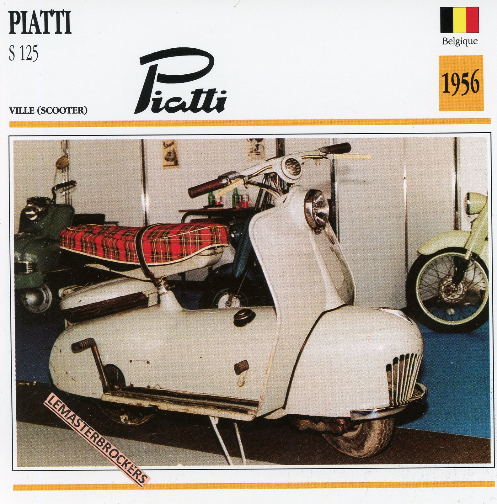 SCOOTER-PIATTI-125-S-1956-FICHE-SCOOTER-MOTORCYCLE-CARDS-ATLAS-LEMASTERBROCKERS