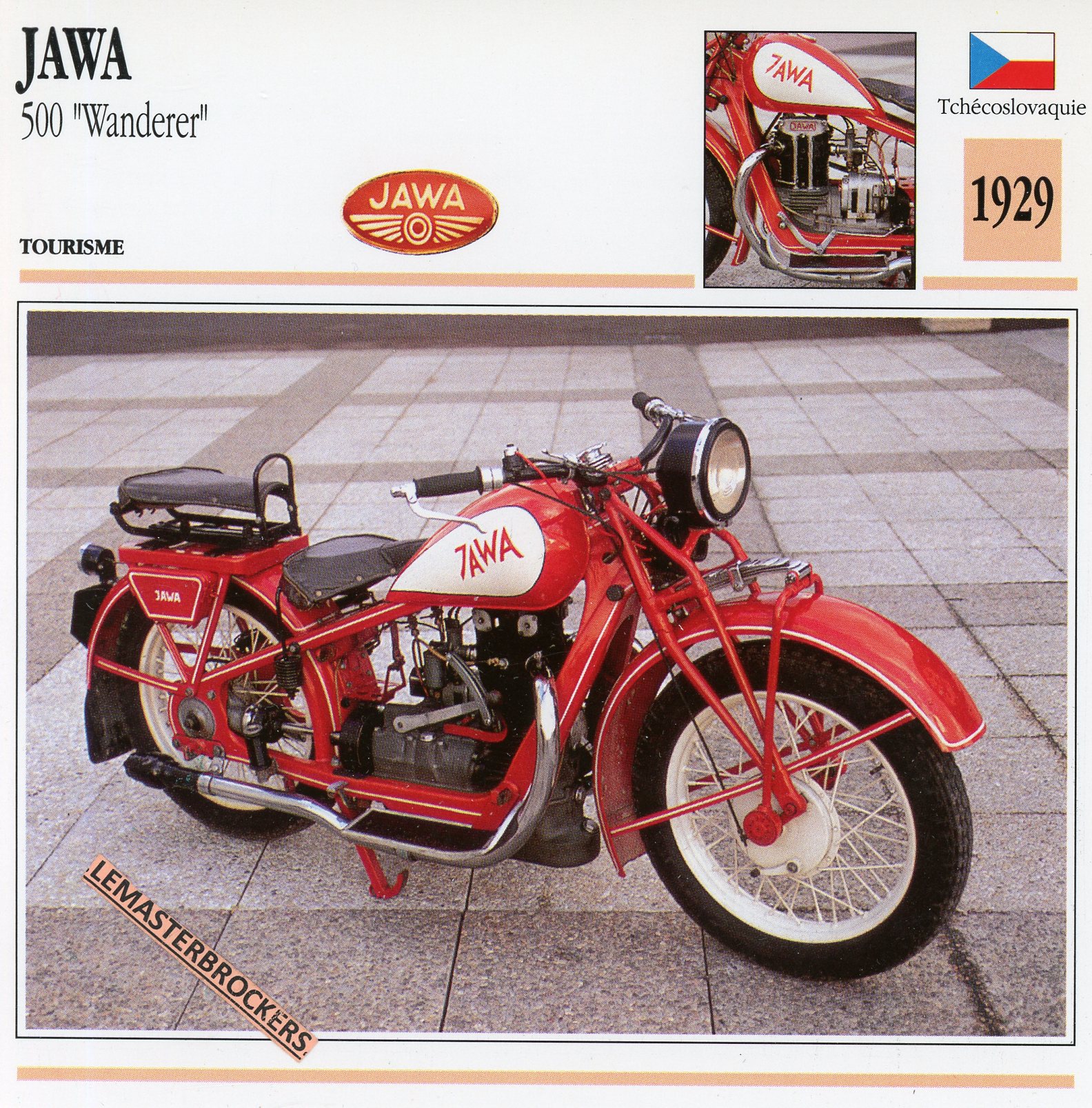 JAWA-500-WANDERER-1929-FICHE-MOTO-CARDS-ATLAS-LEMASTERBROCKERS