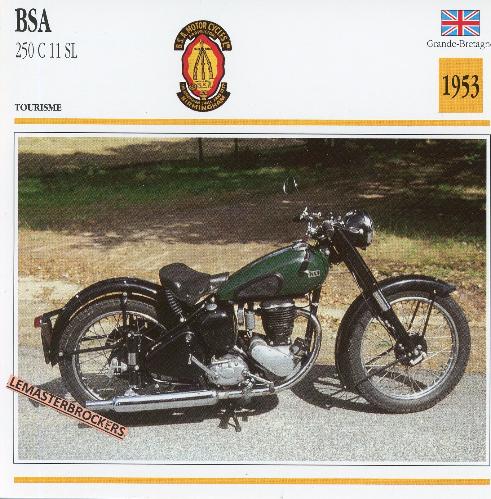 BSA-250-C11SL-1953-FICHE-MOTO-CARDS-ATLAS-LEMASTERBROCKERS