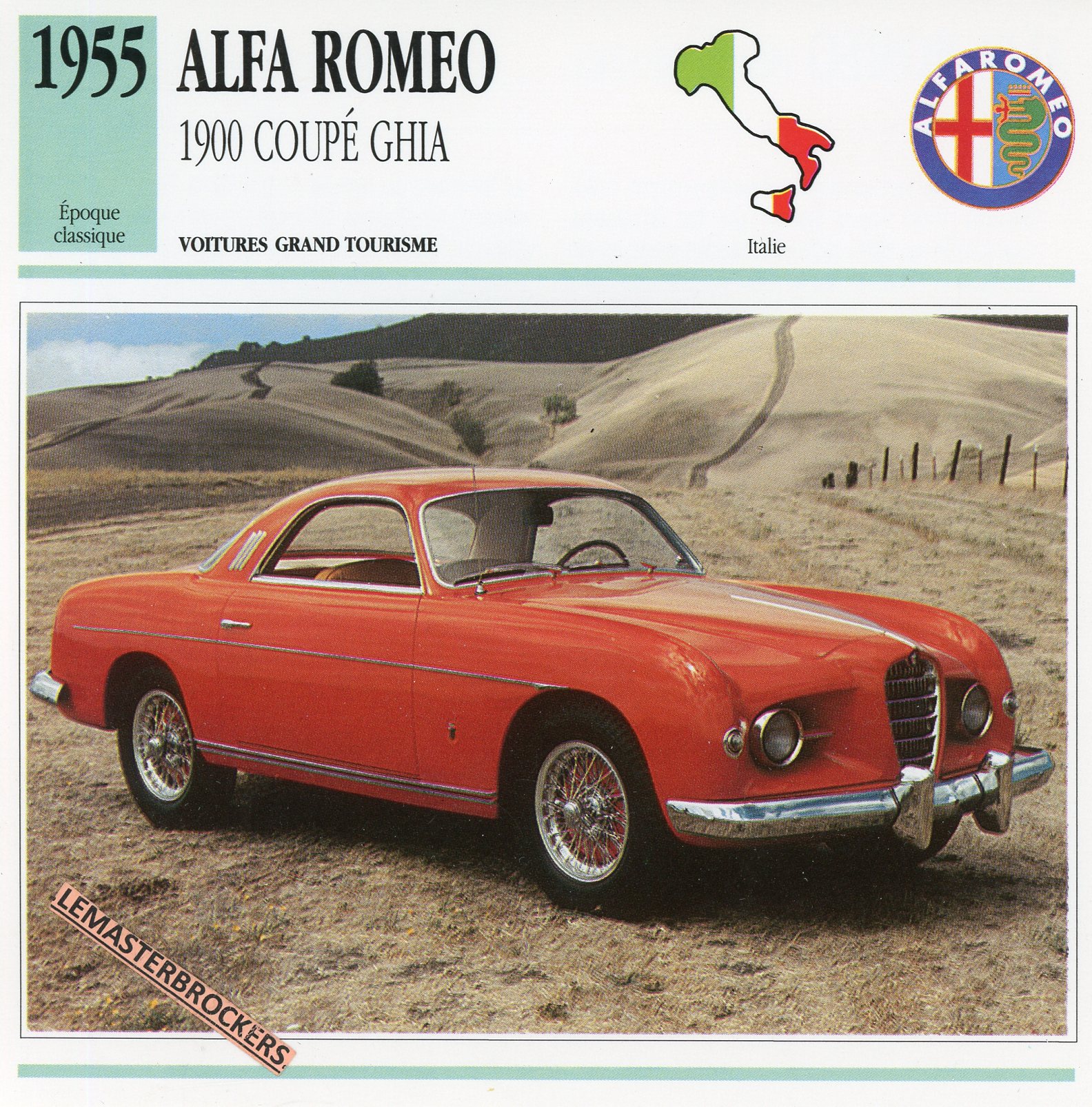 ALFA-ROMEO-1900-COUPE-GHIA-1955-FICHE-AUTO-CARS-CARD-ATLAS-LEMASTERBROCKERS
