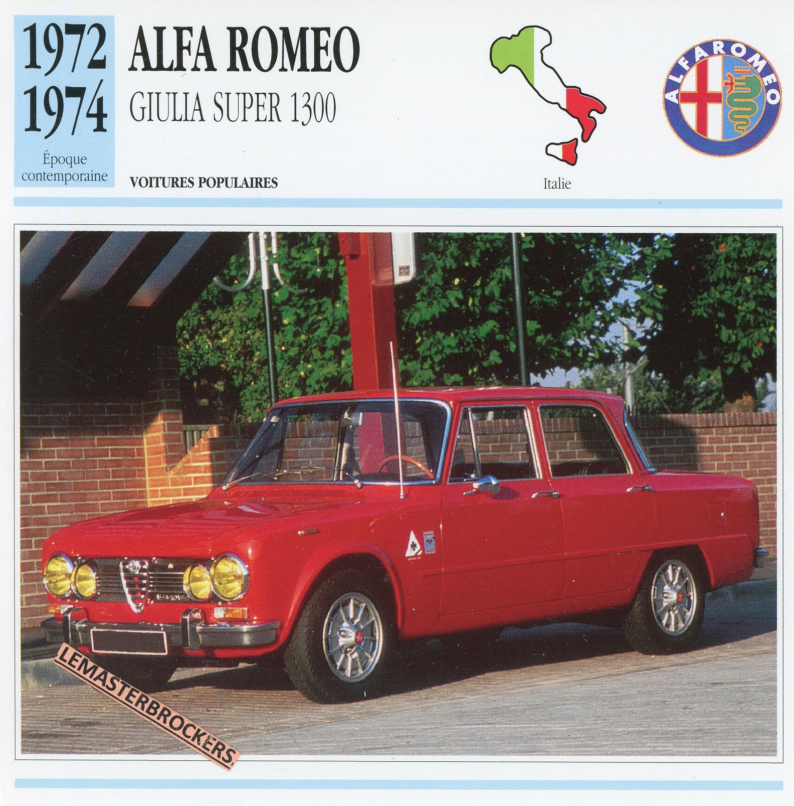 ALFA-ROMEO-GUILIA-1300-1974-FICHE-AUTO-LEMASTERBROCKERS