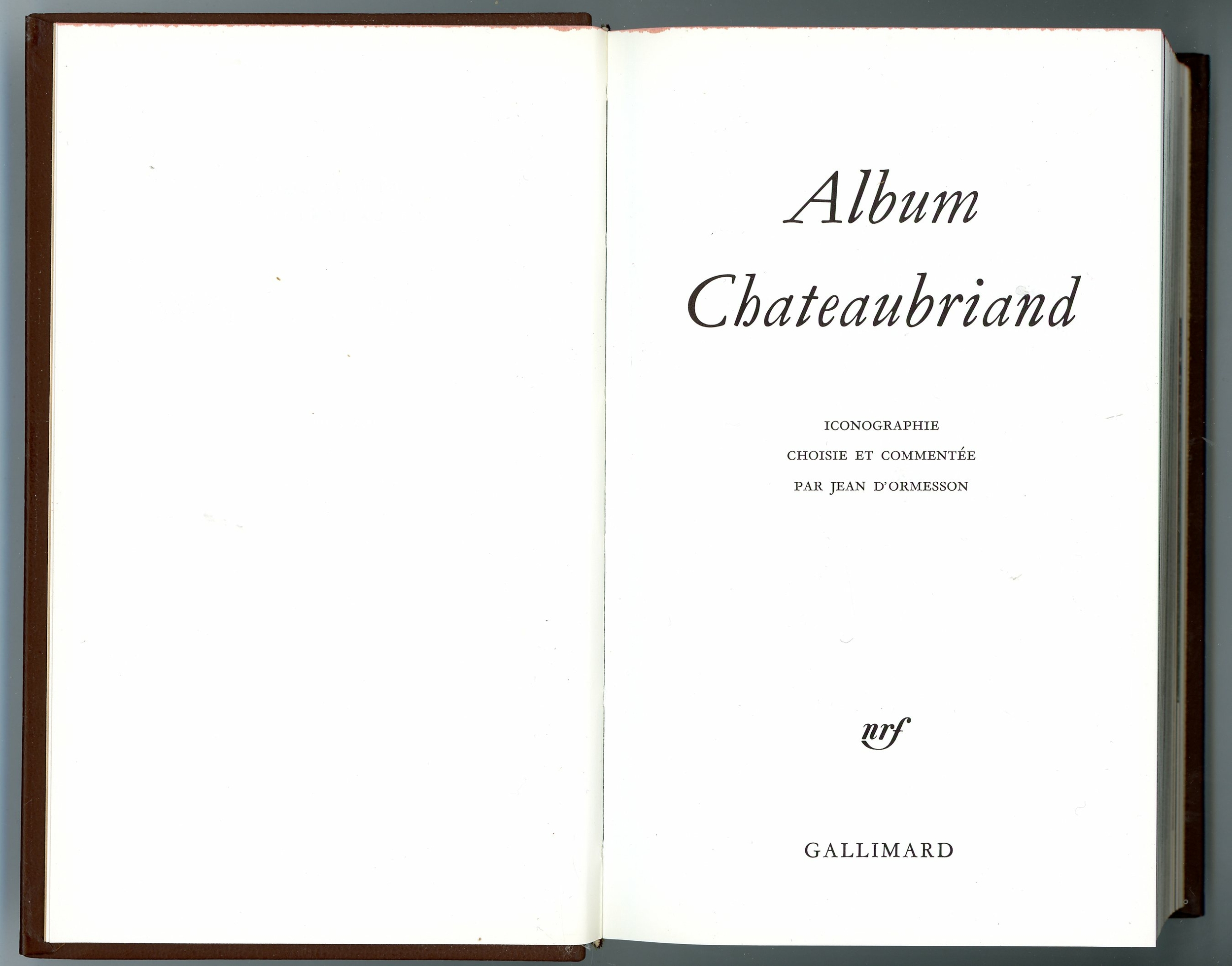 ALBUM-CHATEAUBRIAND-1988-BIBLIOTEQUE-PLÉIADE-LEMASTERBROCKERS