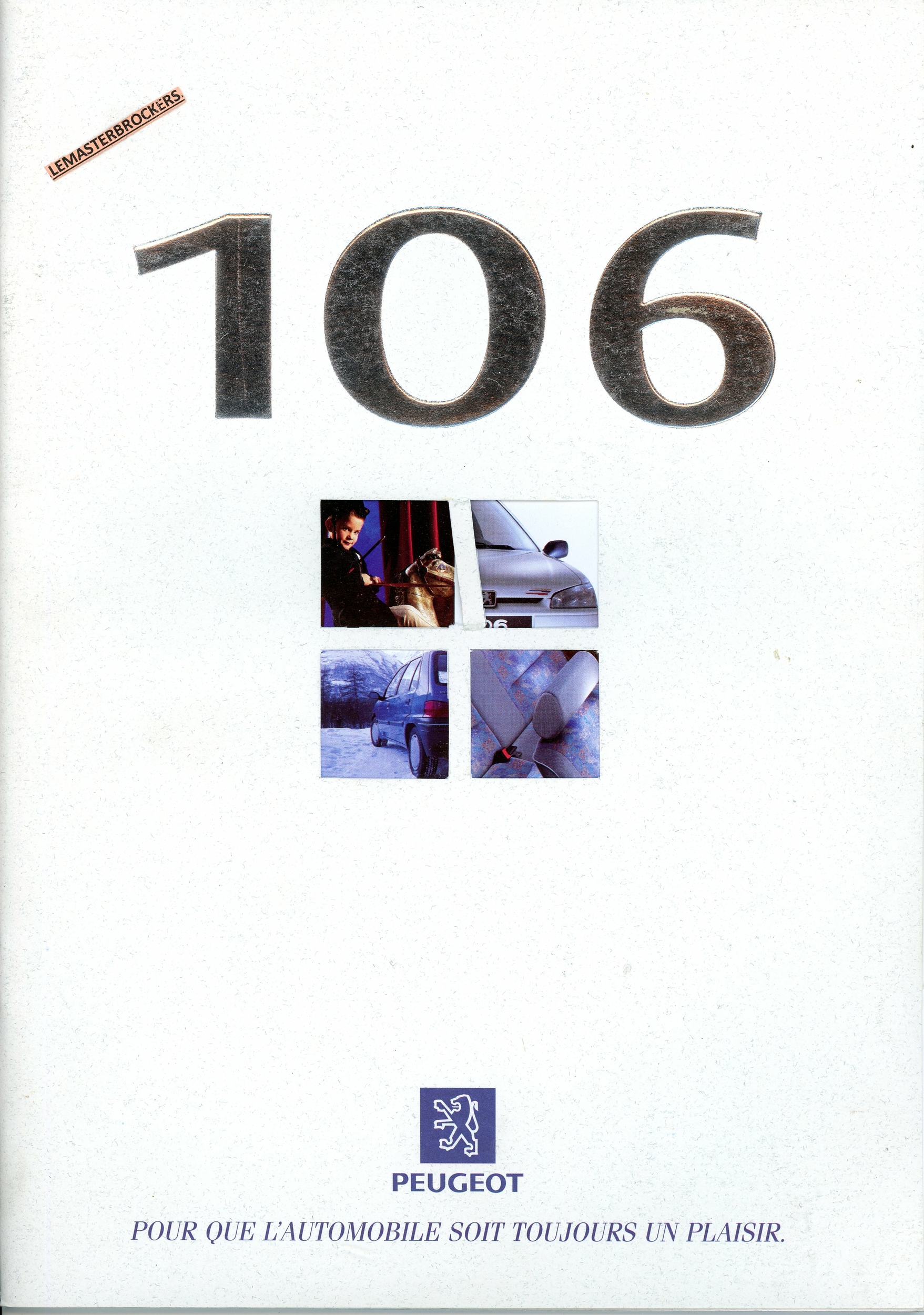 BROCHURE-PEUGEOT-106-1996-LEMASTERBROCKERS-BROCHURE-AUTO